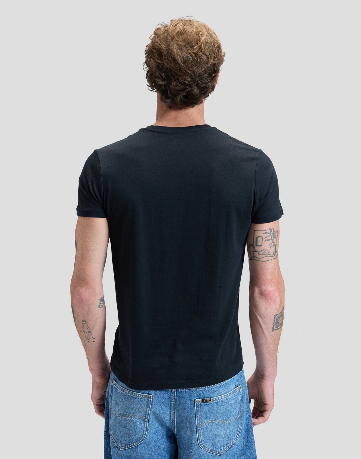 Twin Pack Crew in Black White - LEE Schweiz