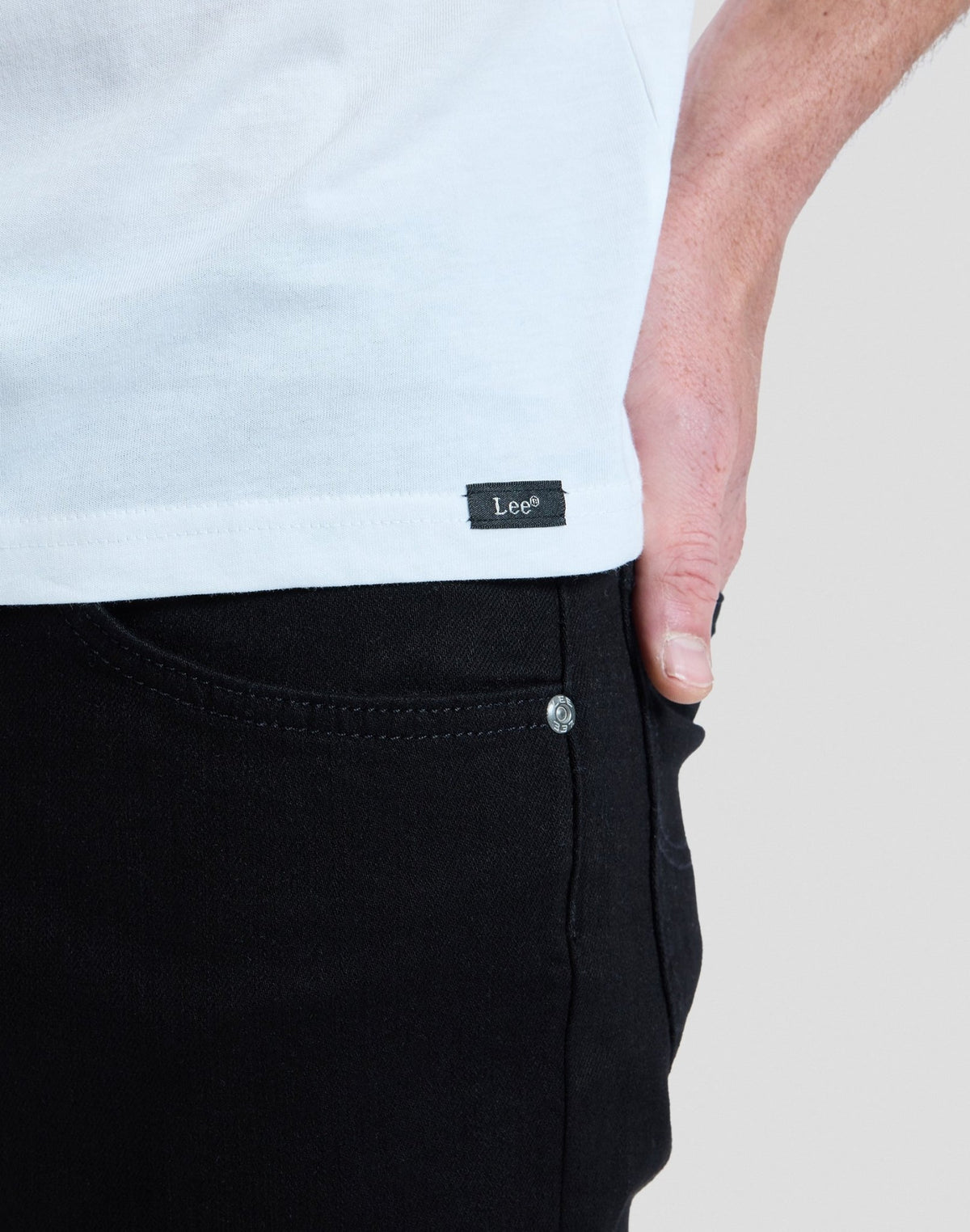 Twin Pack Crew in White - LEE Schweiz