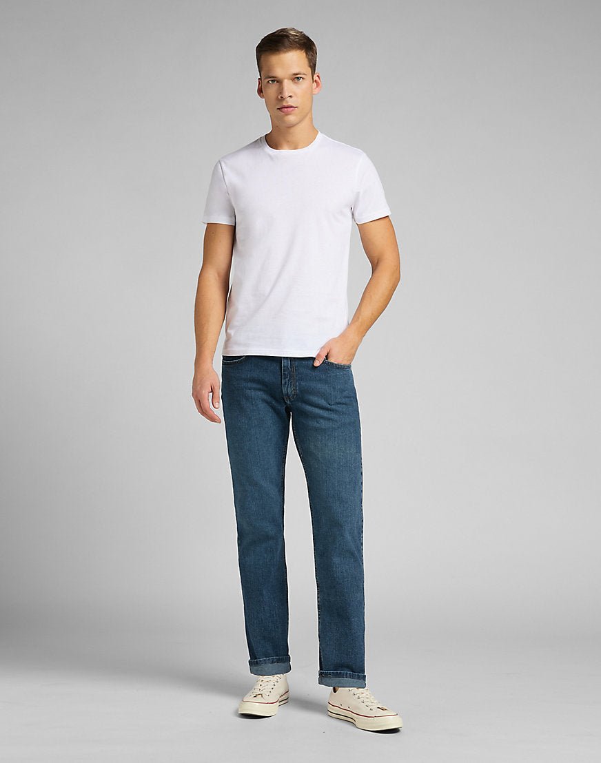 Twin Pack Crew in White - LEE Schweiz