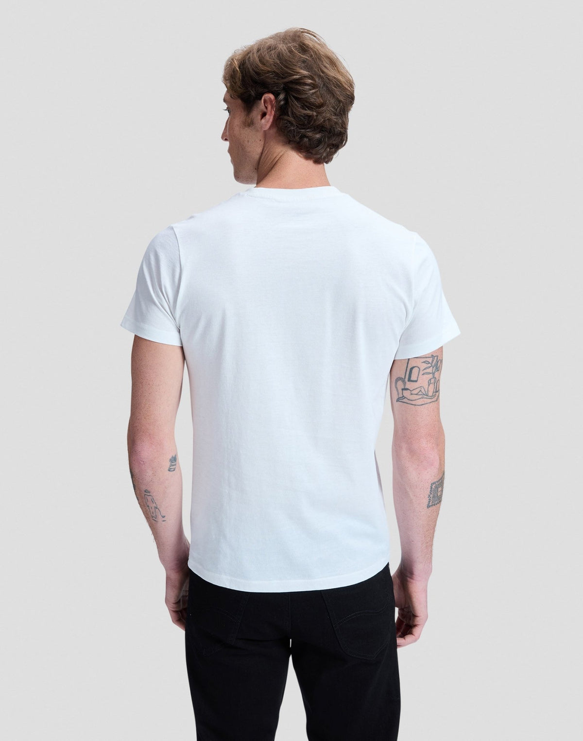 Twin Pack Crew in White - LEE Schweiz