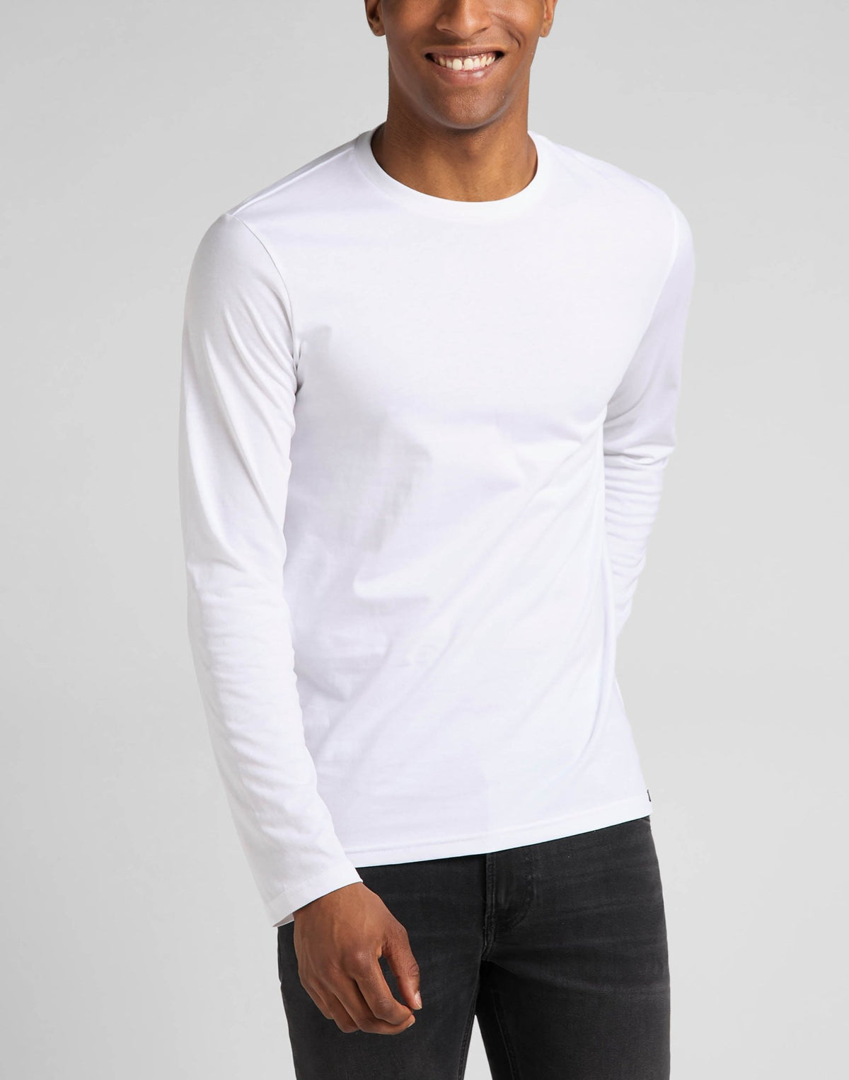 Twin Pack Crew Long Sleeve in Black/White - LEE Schweiz