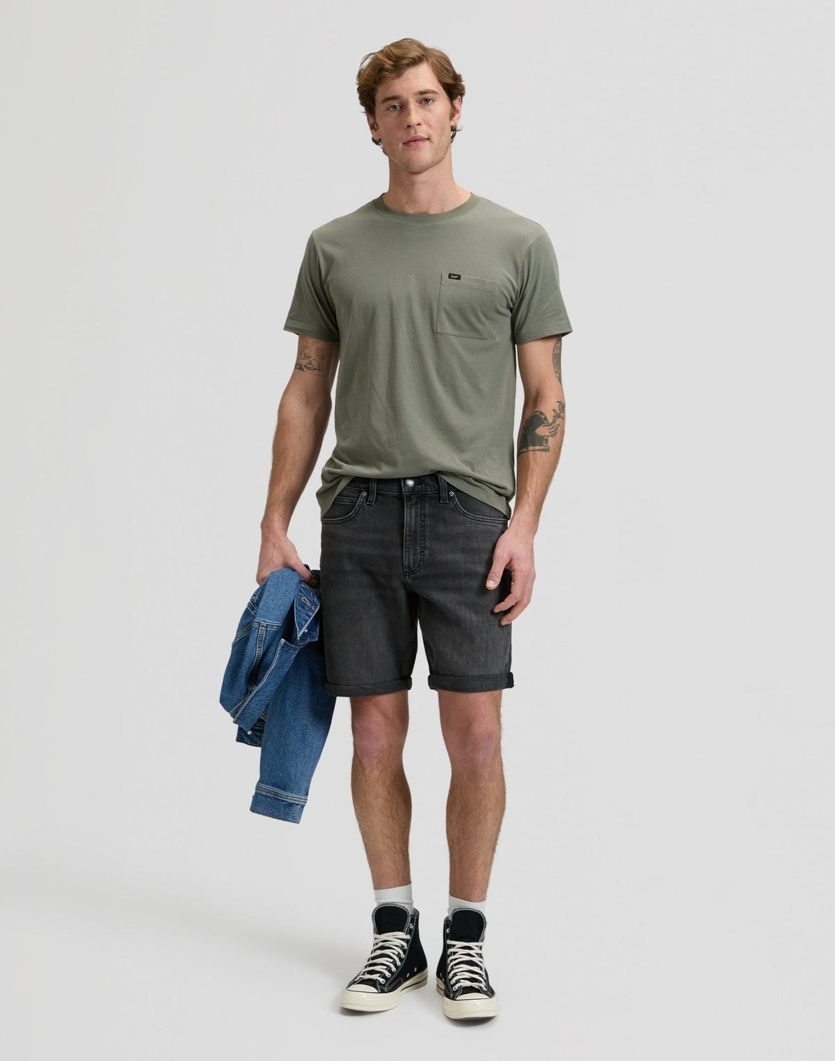 Ultimate Pocket Tee in Lichen Olive - LEE Schweiz