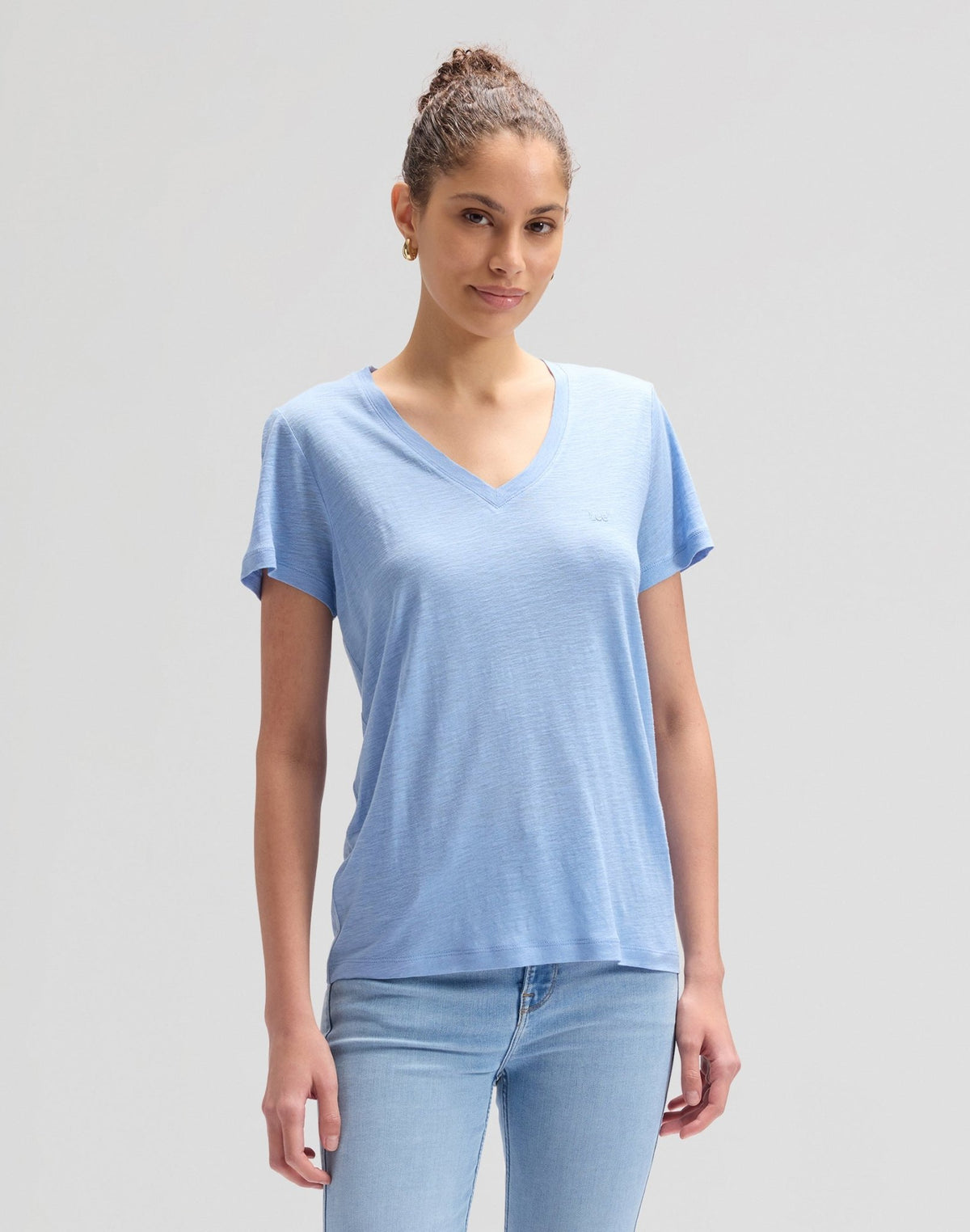 V Neck Tee in Halogen - LEE Schweiz