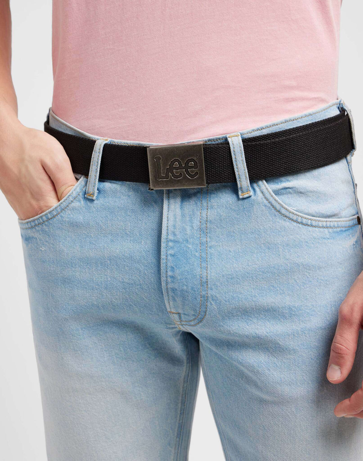 Webbing Belt in Black - LEE Schweiz