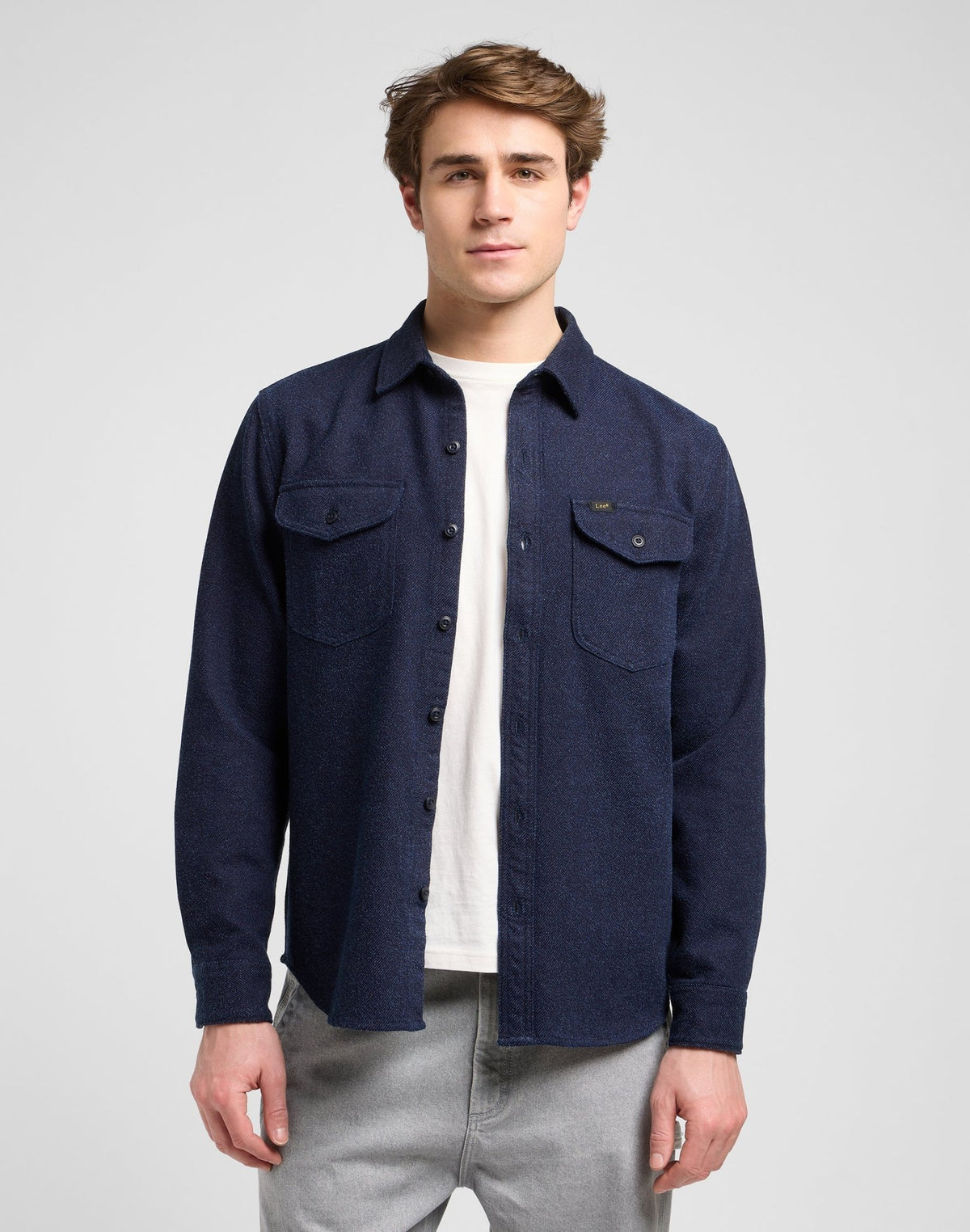 Workwear Shirt in Indigo Jaspe - LEE Schweiz