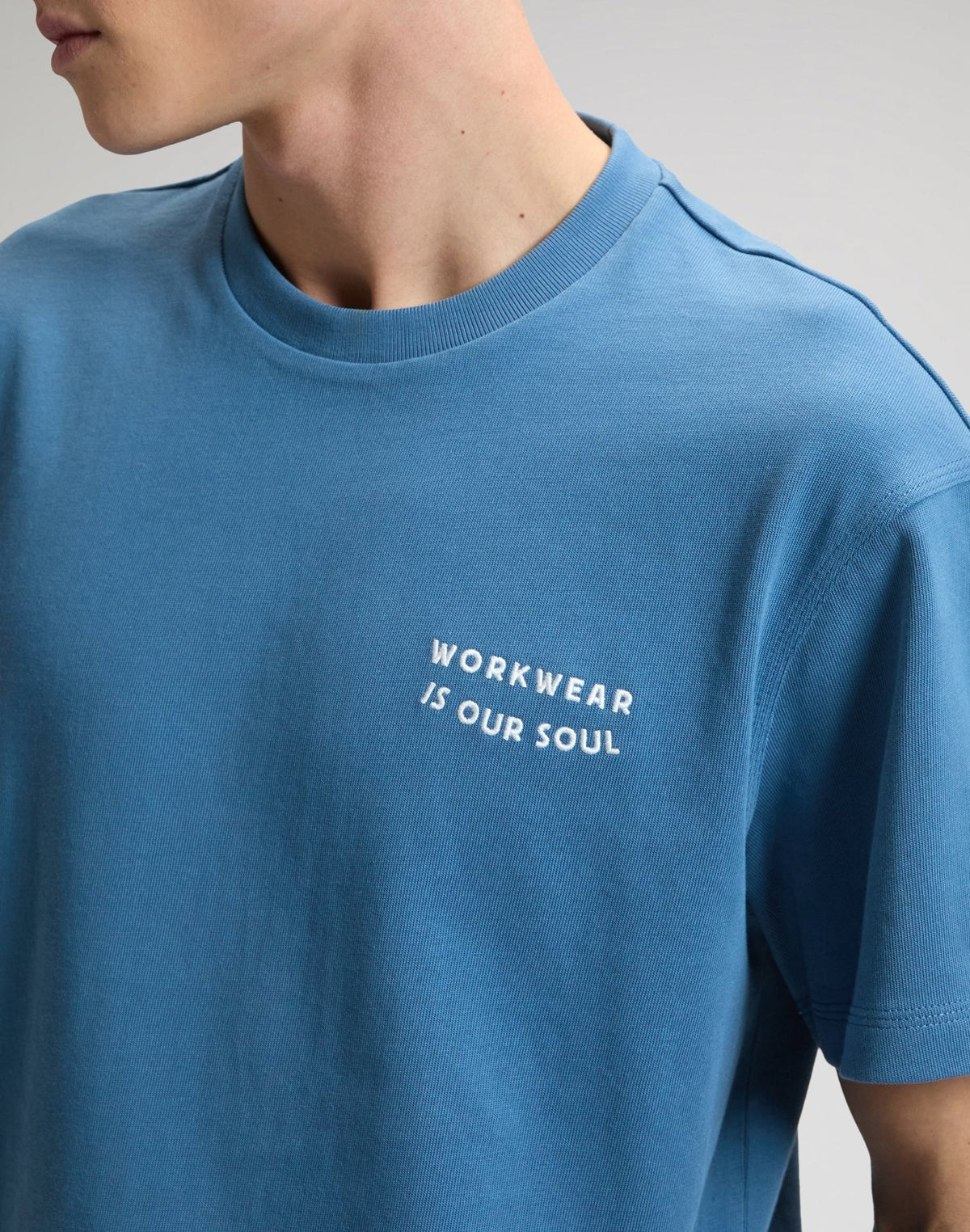 Workwear Soul Tee in Work Blue - LEE Schweiz