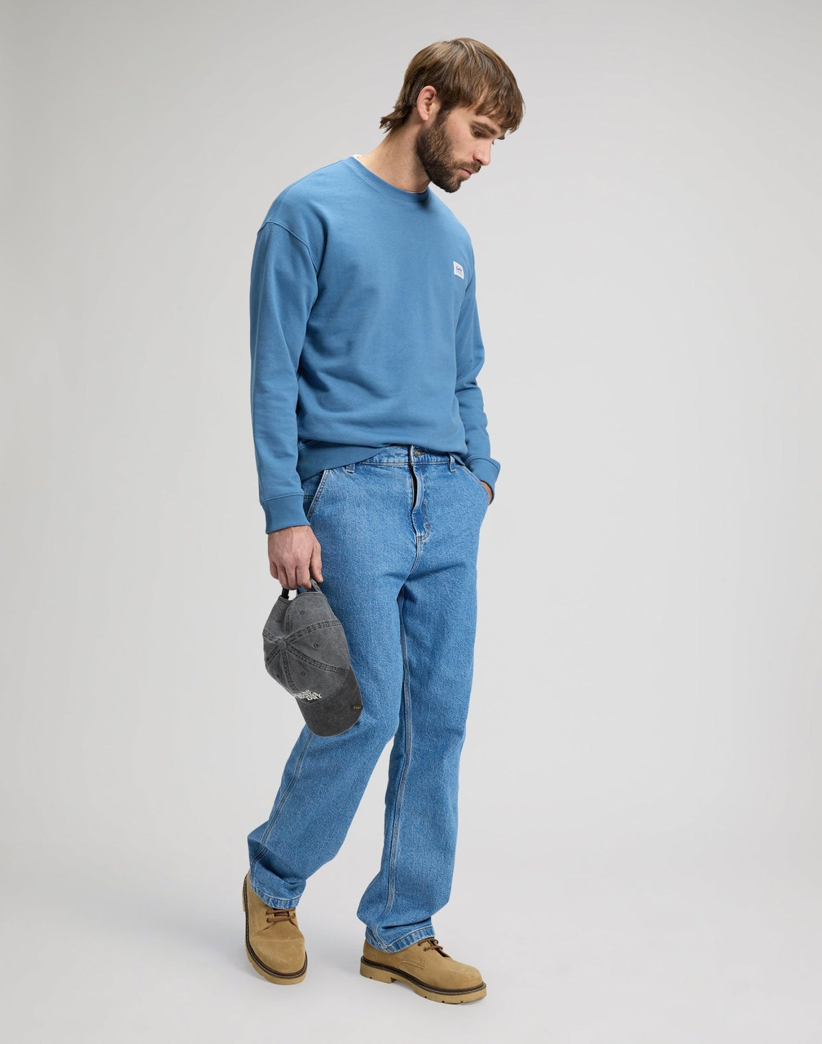 Workwear Sweatshirt in Work Blue - LEE Schweiz
