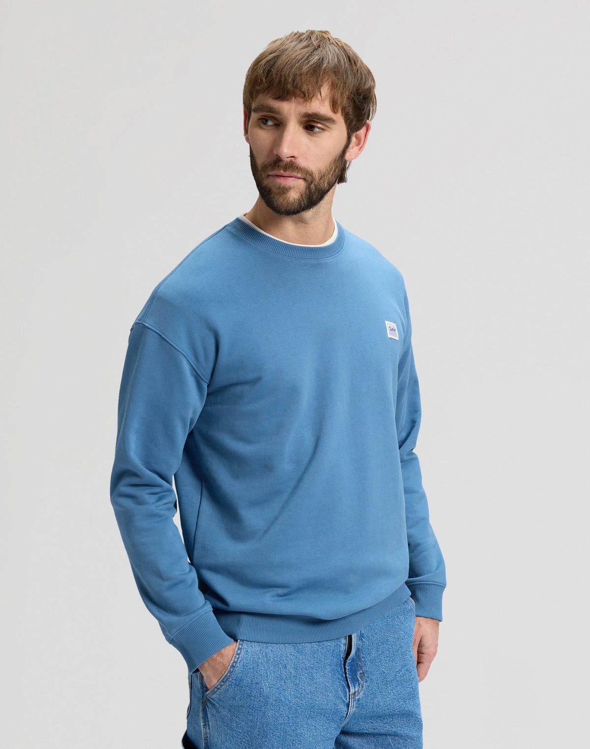 Workwear Sweatshirt in Work Blue - LEE Schweiz