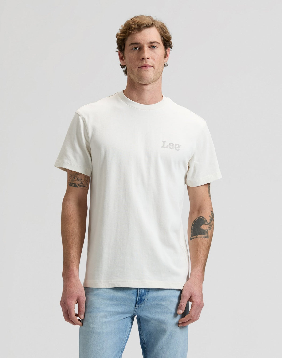 Ww Work For It Tee in Natural - LEE Schweiz