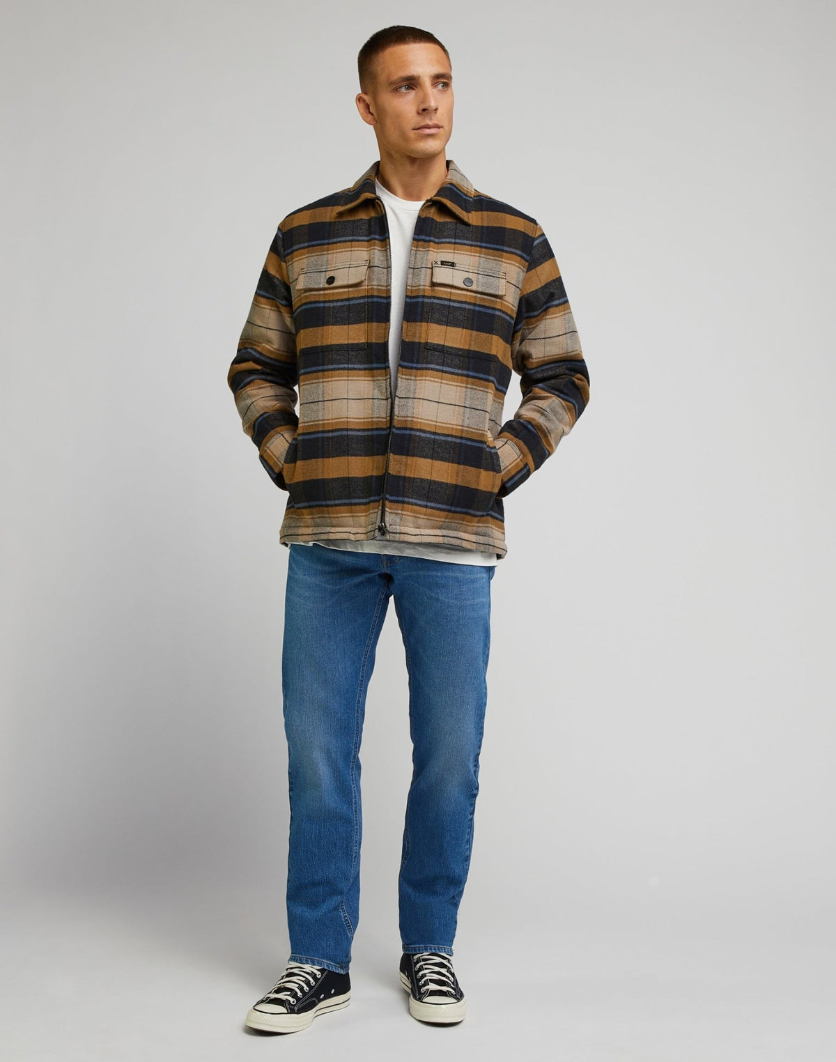 Daren Zip Fly in Indigo Vintage - LEE Schweiz