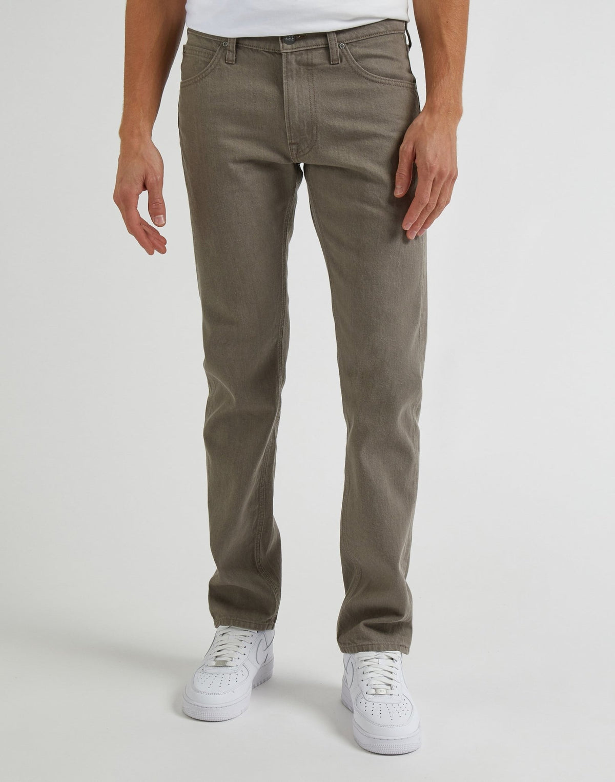 Daren Zip Fly Low Stretch in Mushroom - LEE Schweiz
