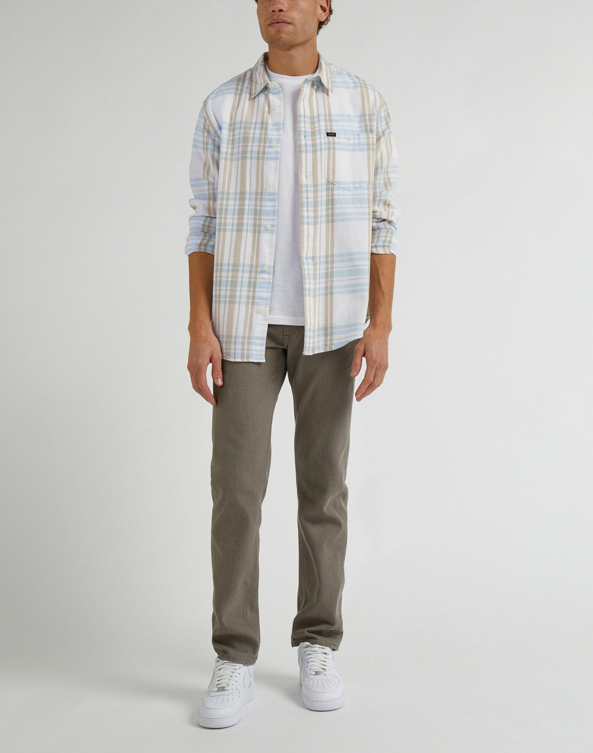 Daren Zip Fly Low Stretch in Mushroom - LEE Schweiz