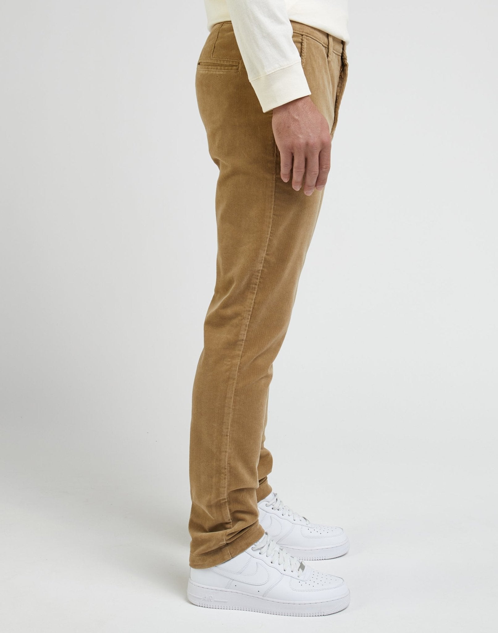 Slim Chino Corduroy in Clay