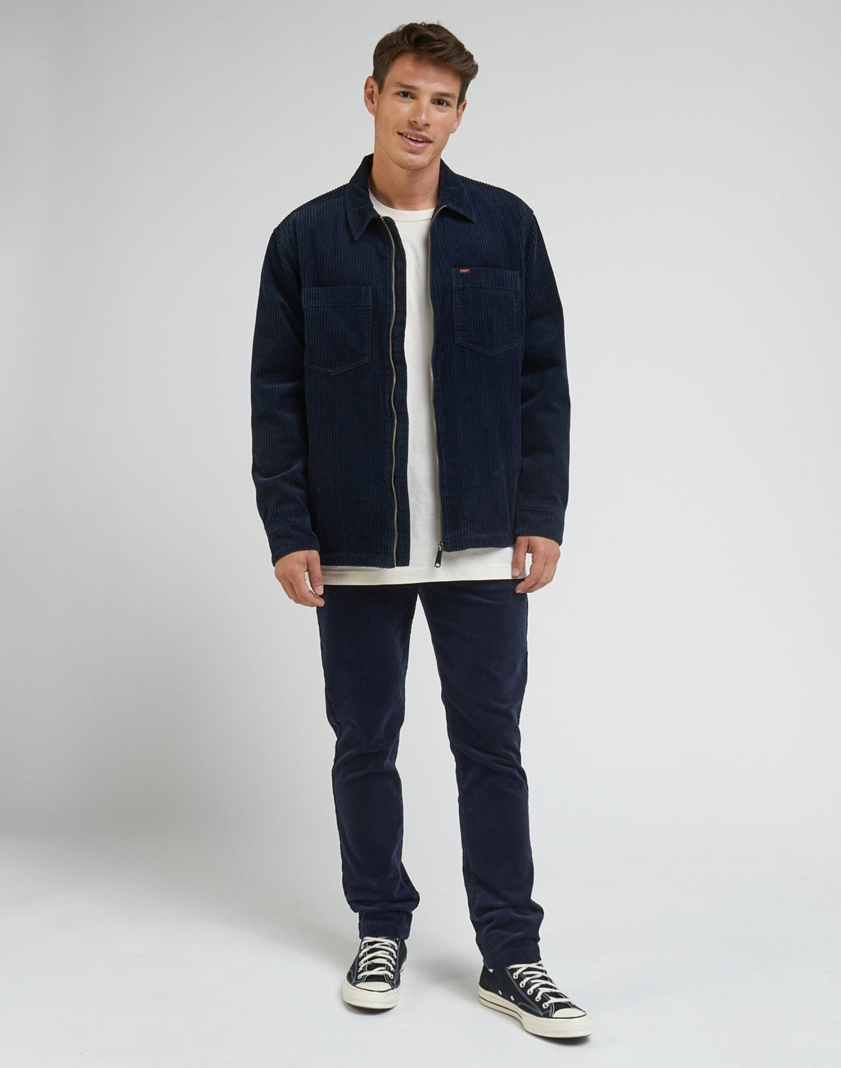 Slim Chino Corduroy in Sky Captain - LEE Schweiz