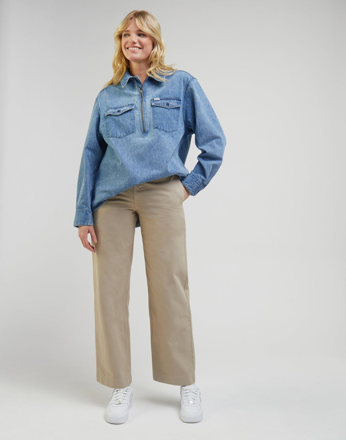 Straight Chino in Salina Stone - LEE Schweiz