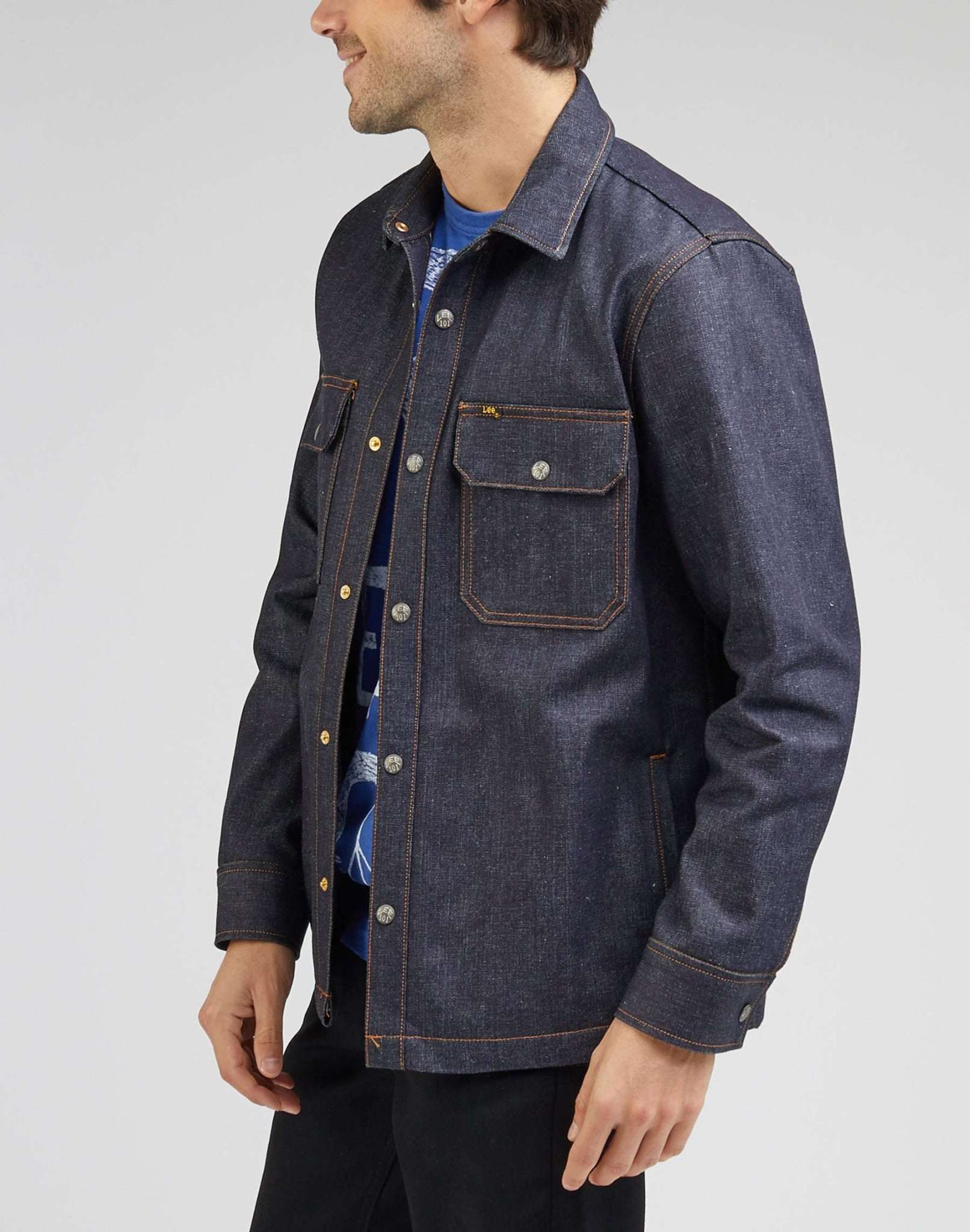 101 Denim Overshirt in Dry - LEE Schweiz