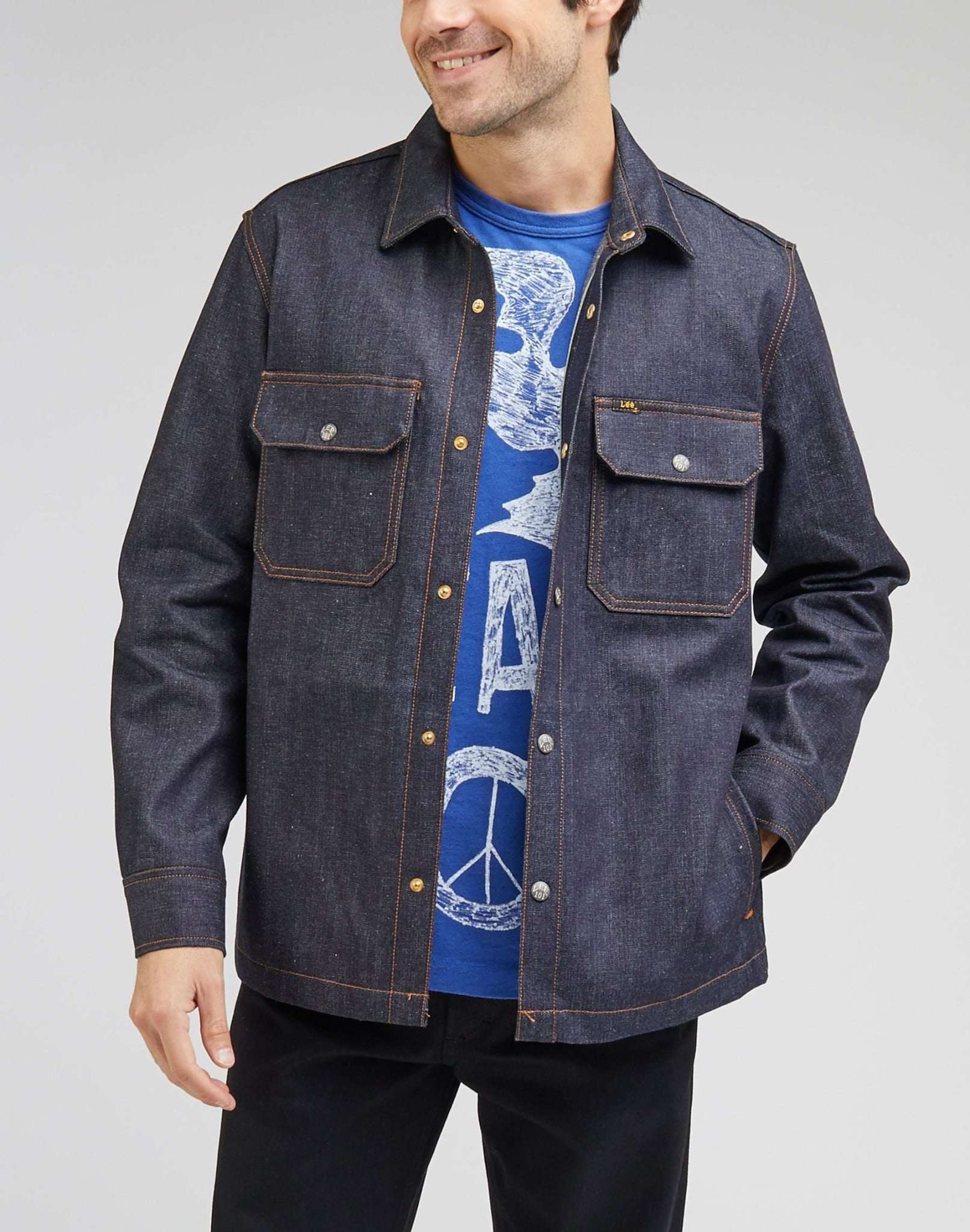 101 Denim Overshirt in Dry - LEE Schweiz