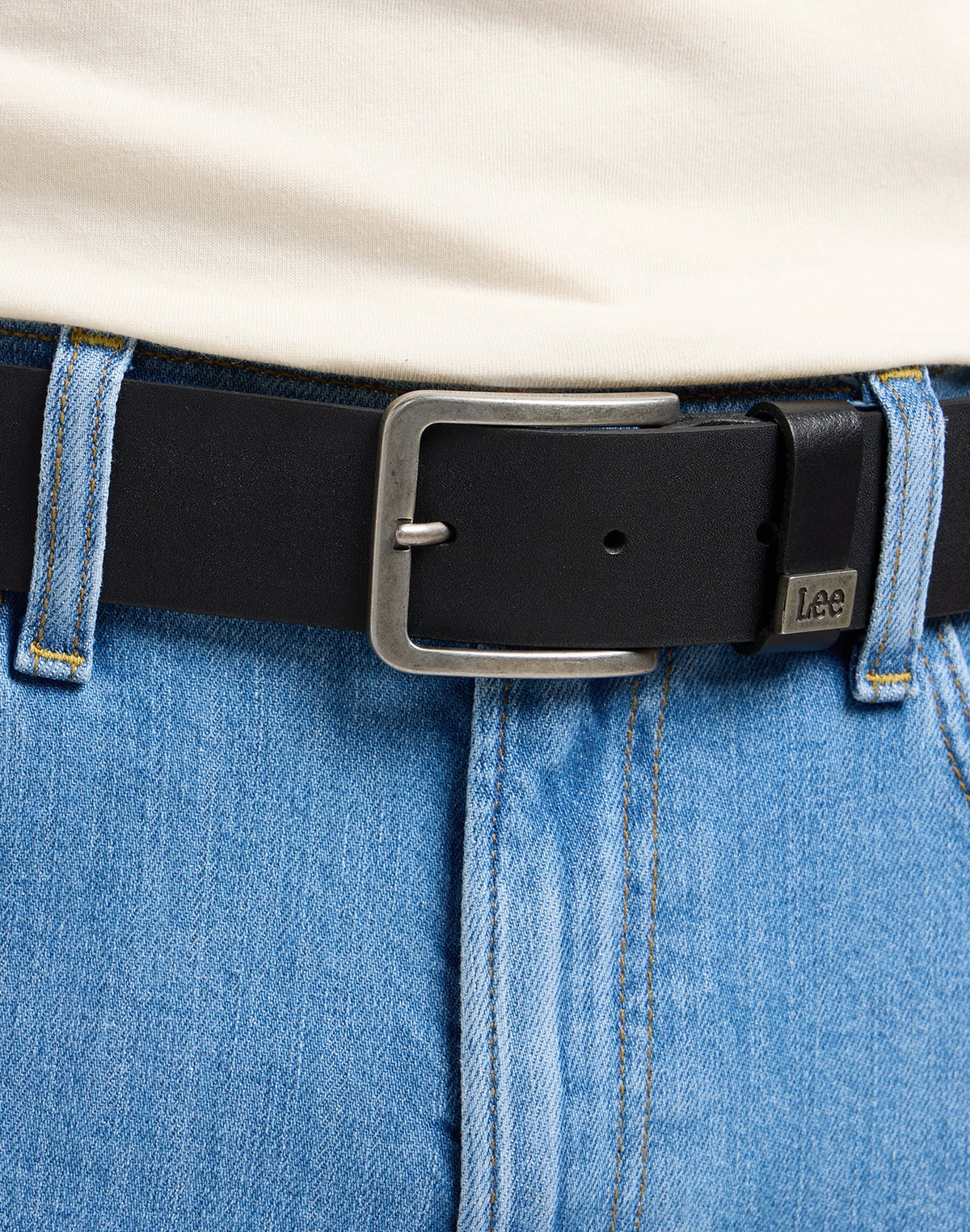 Small Logo Gurt in Black