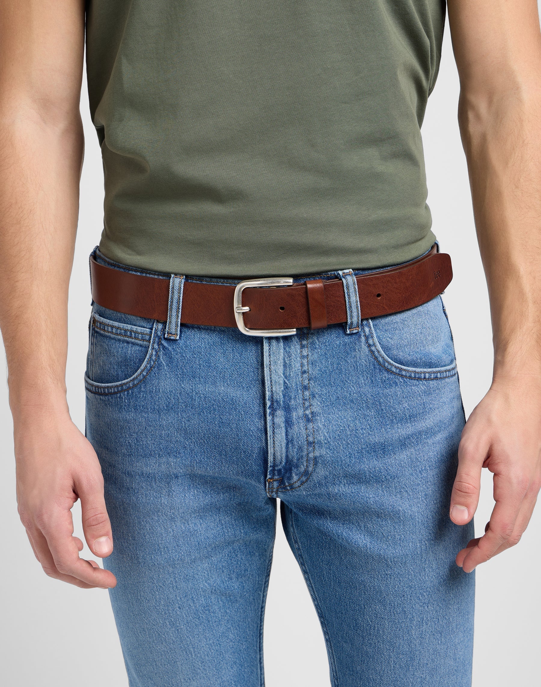 Lee Belt in Dark Brown