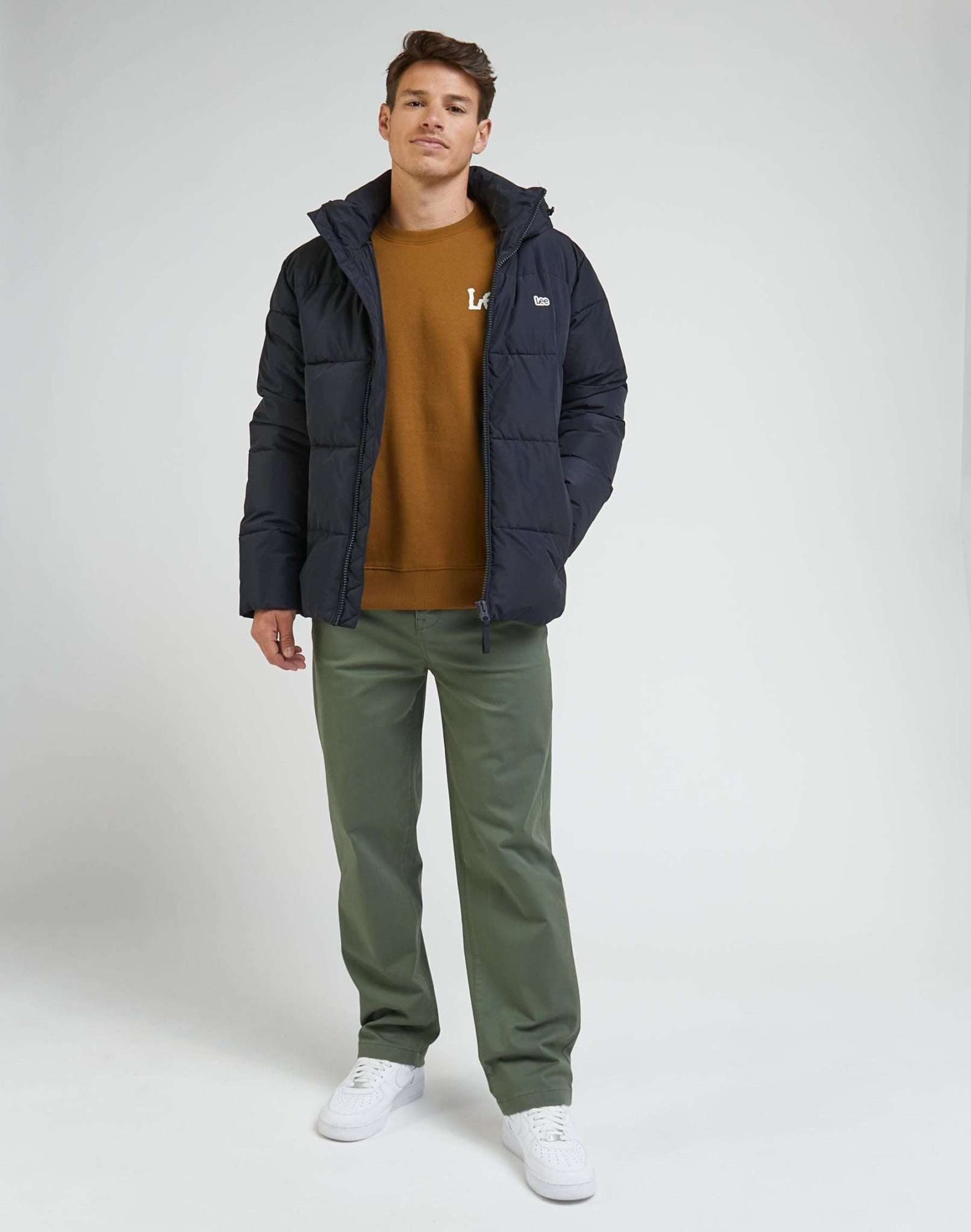 Puffer Jacket in Black