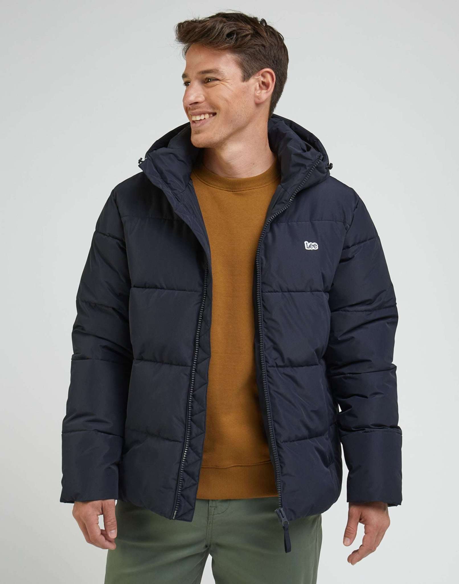 Puffer Jacket in Black