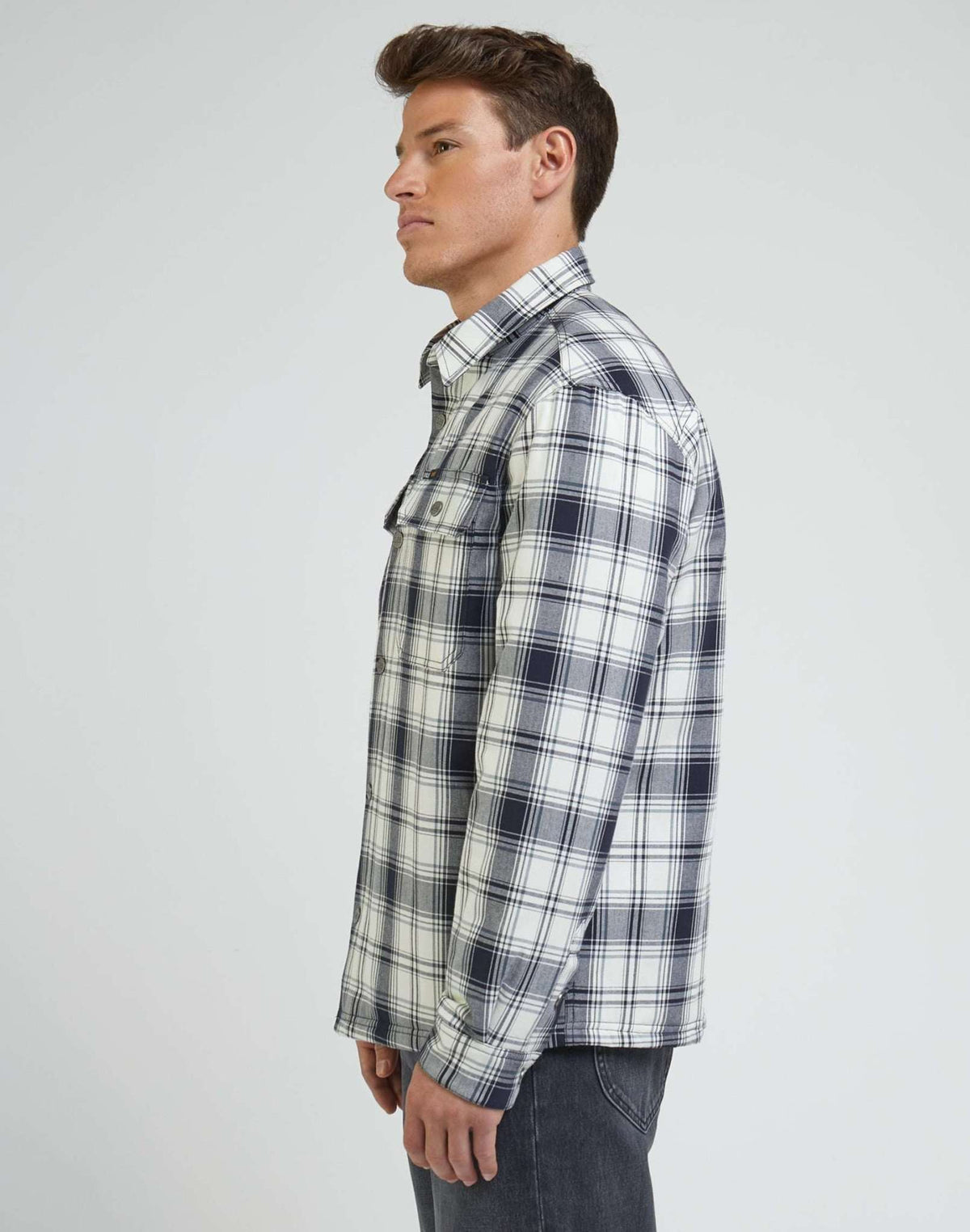 Workwear Overshirt in Ecru