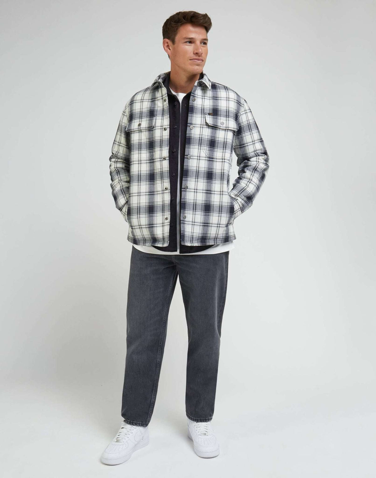 Workwear Overshirt in Ecru
