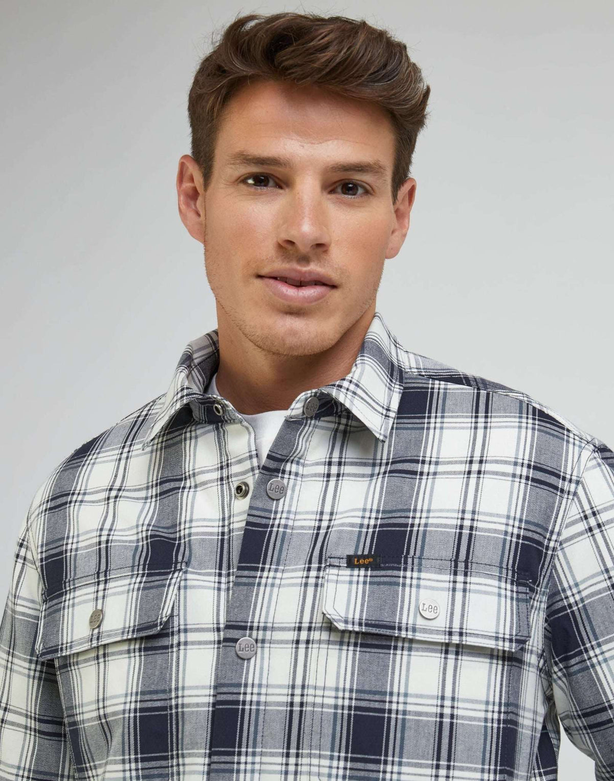 Workwear Overshirt in Ecru