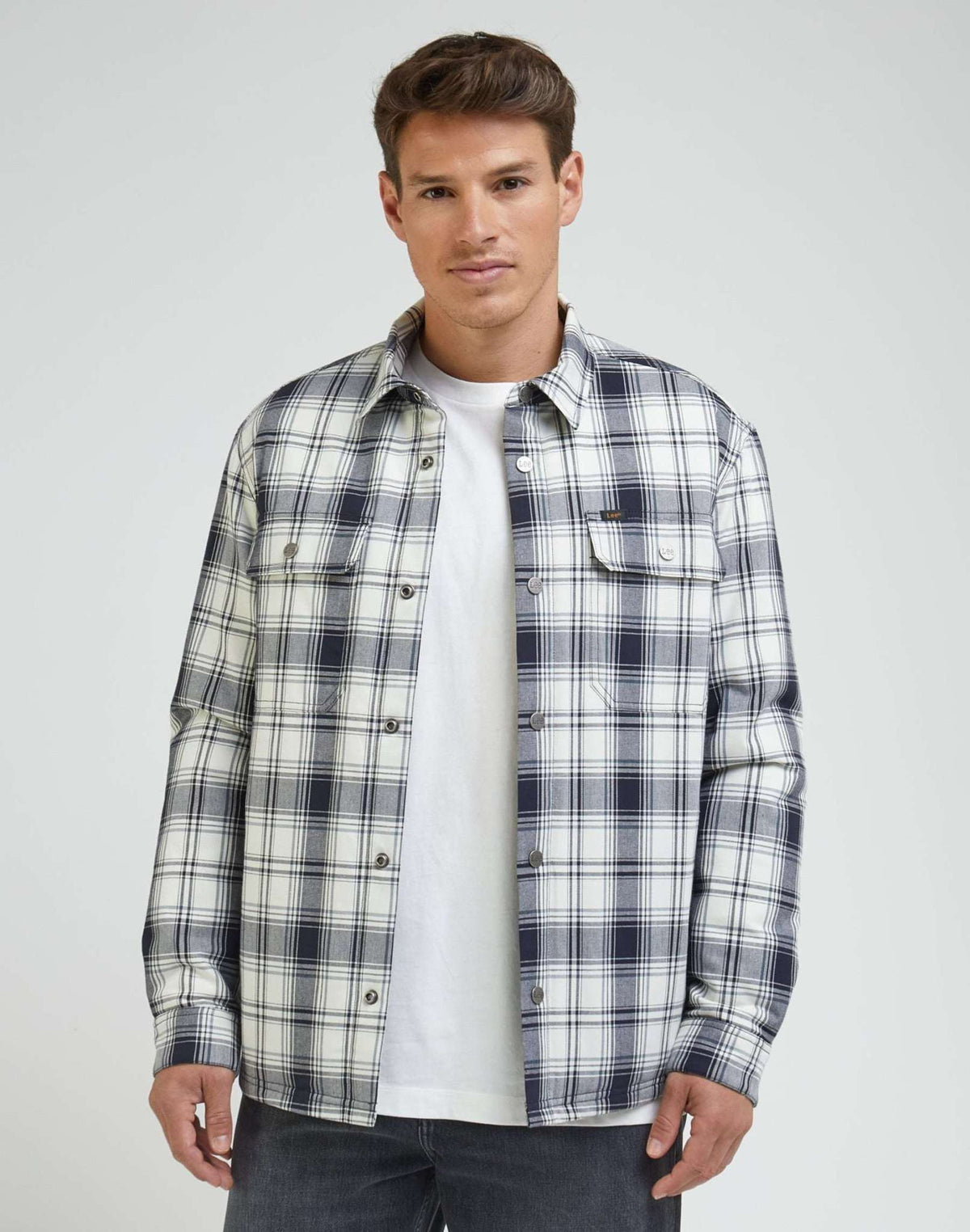 Workwear Overshirt in Ecru