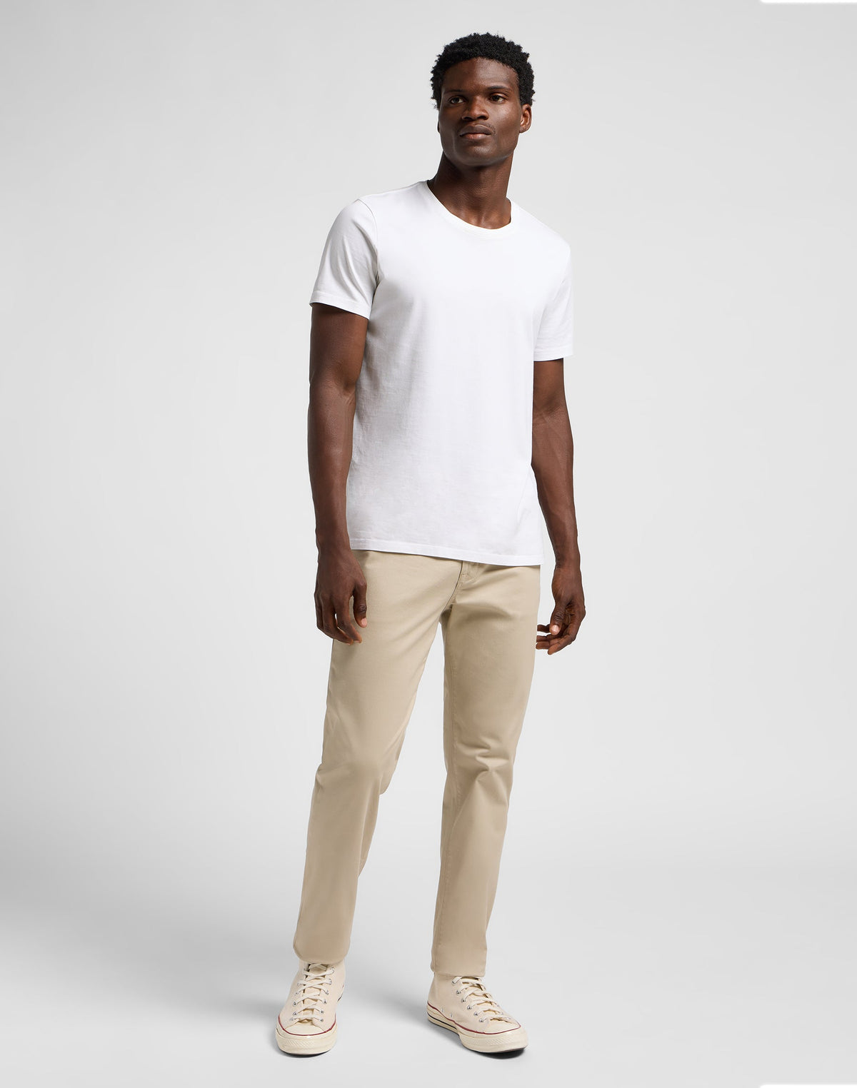 Slim Chino in Stone