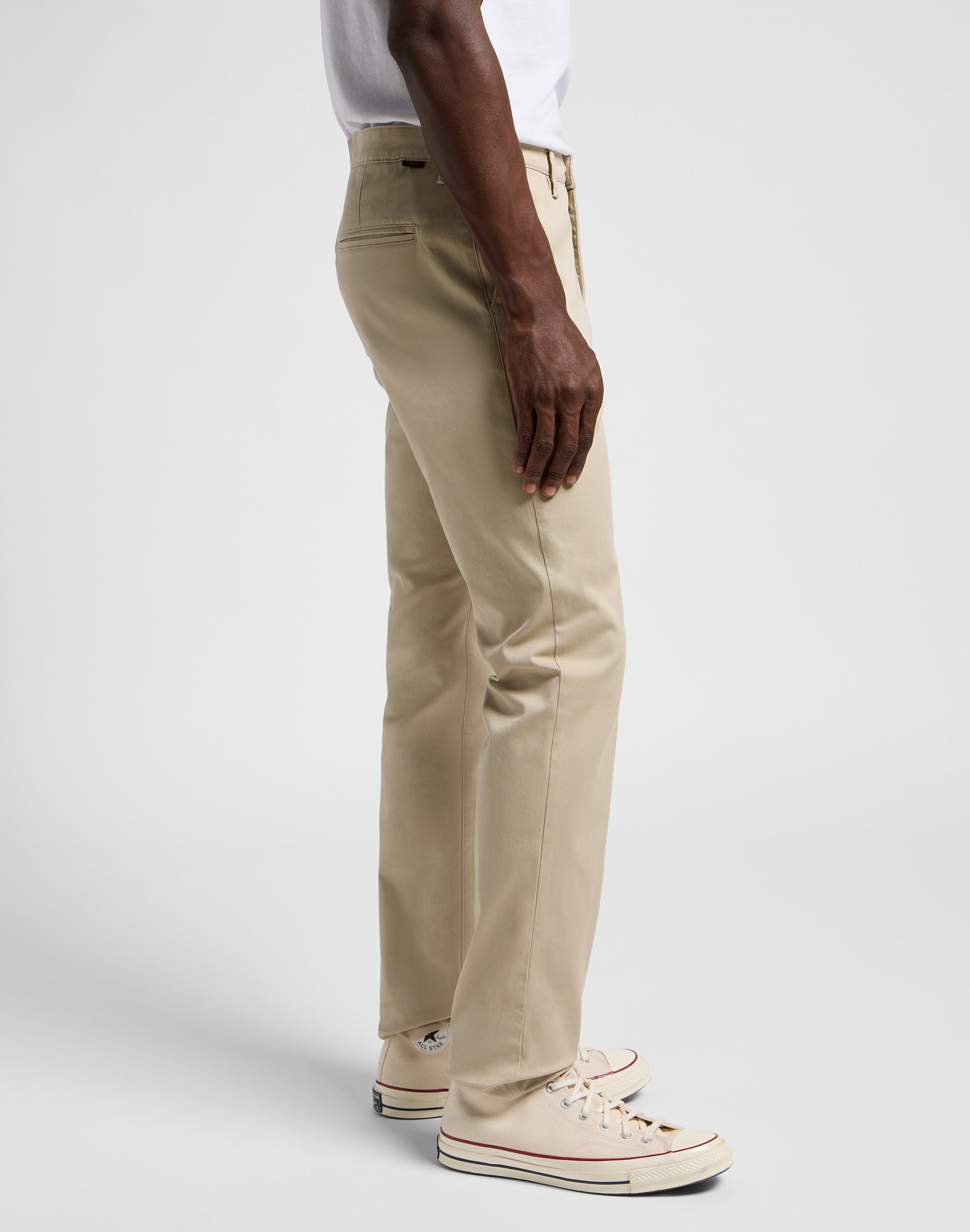 Slim Chino in Stone