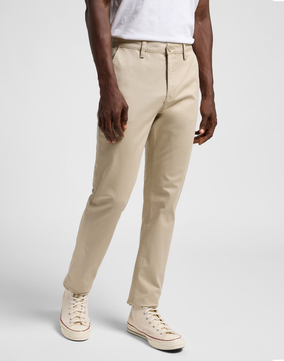 Slim Chino in Stone