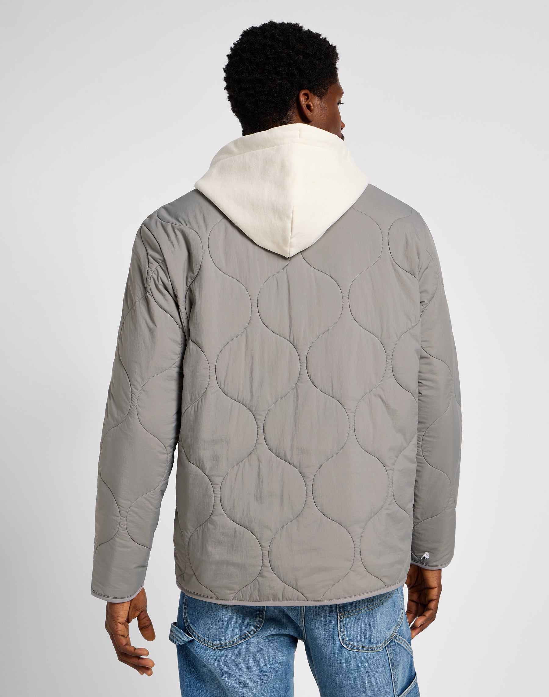 Quilted Liner Jacket in Hd Lee Gray
