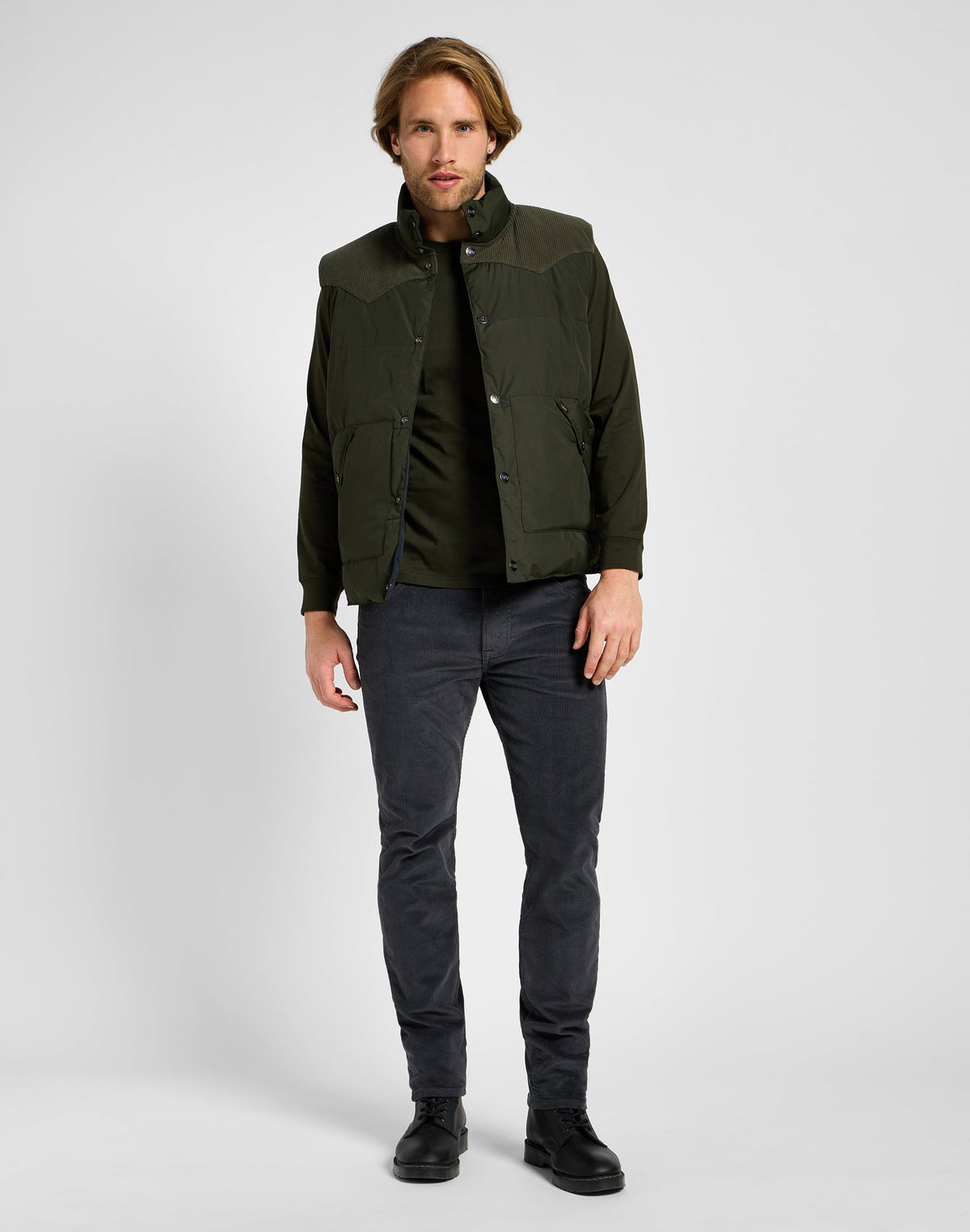 Reversible Western Puffer in Olive Night