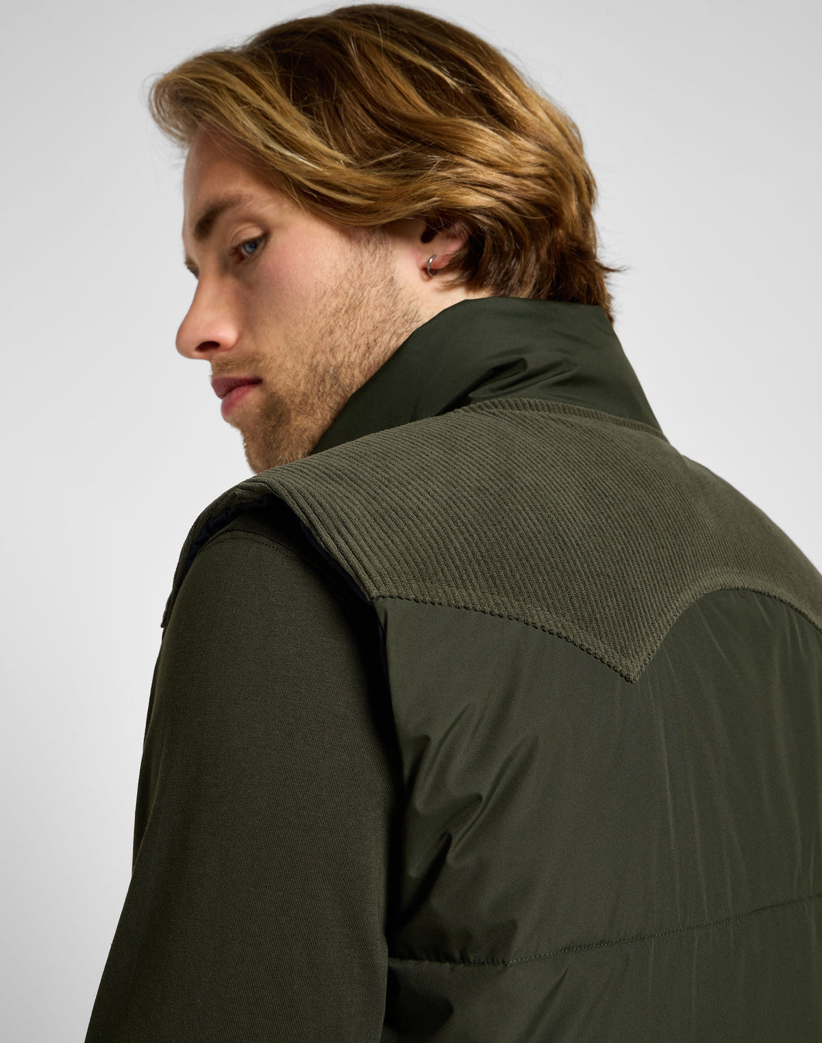 Reversible Western Puffer in Olive Night