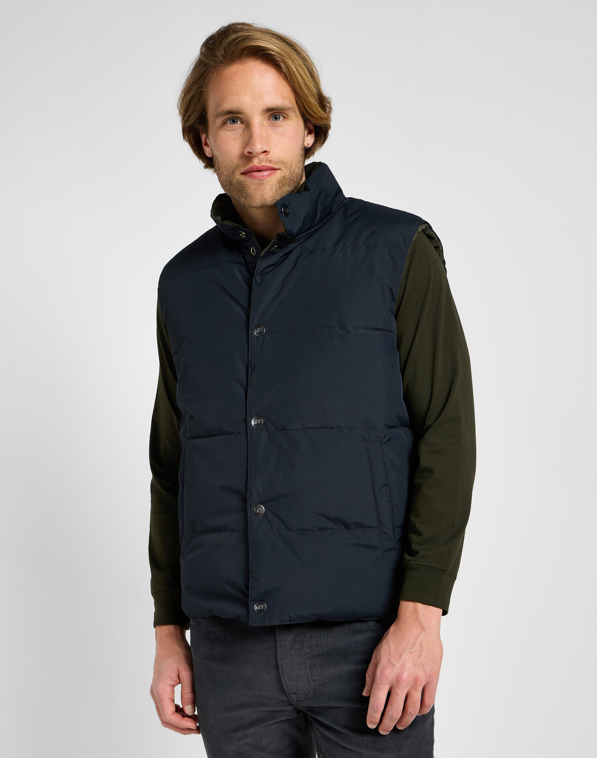 Reversible Western Puffer in Olive Night