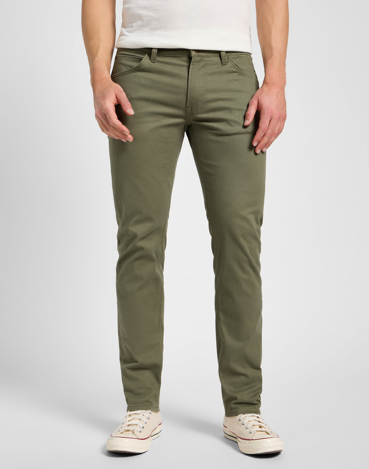 Daren Zip Fly in Mercantile Green