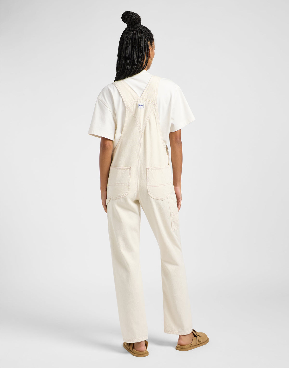 Straight Bib in Ecru