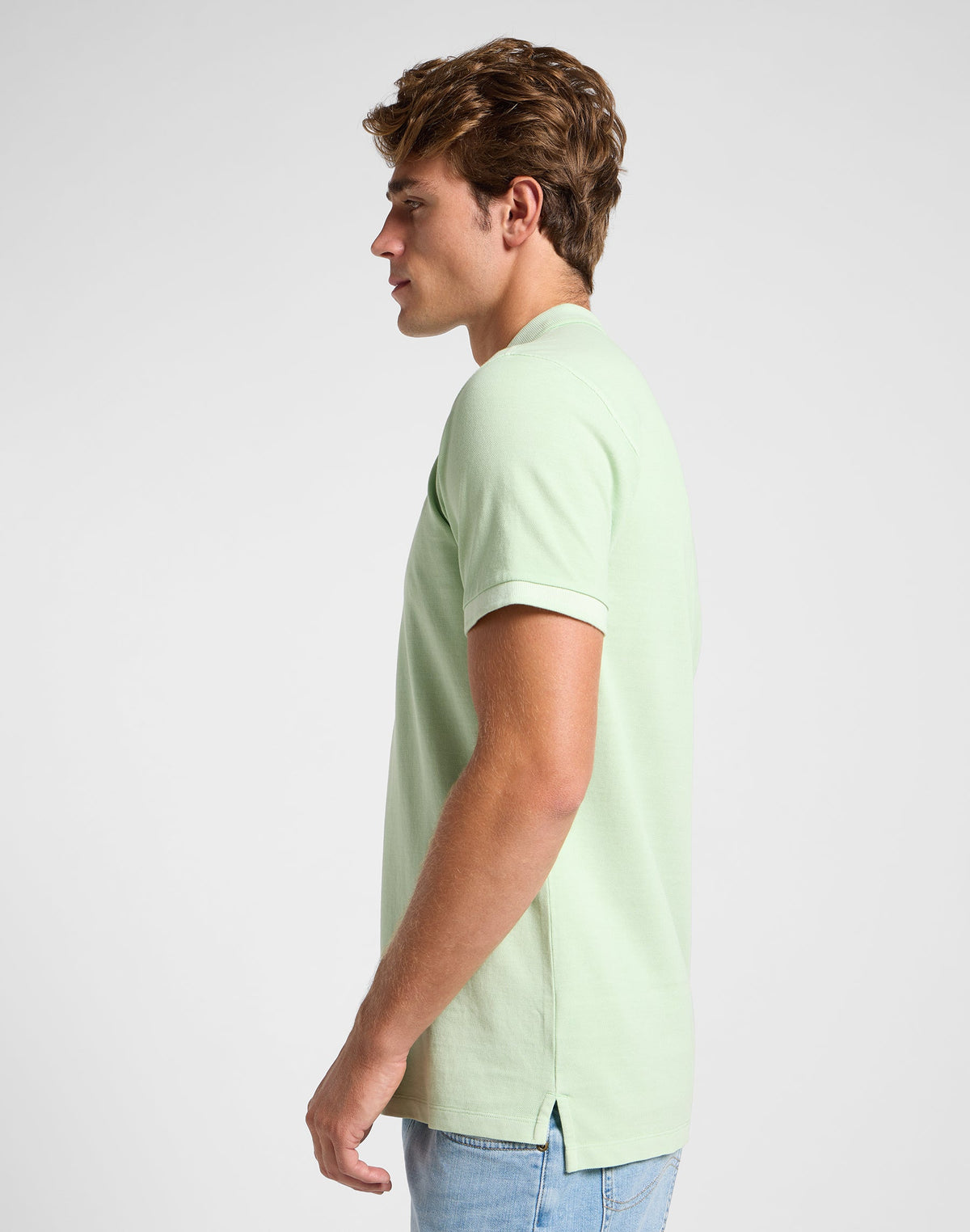 Garment Dye Polo in Soft Sage