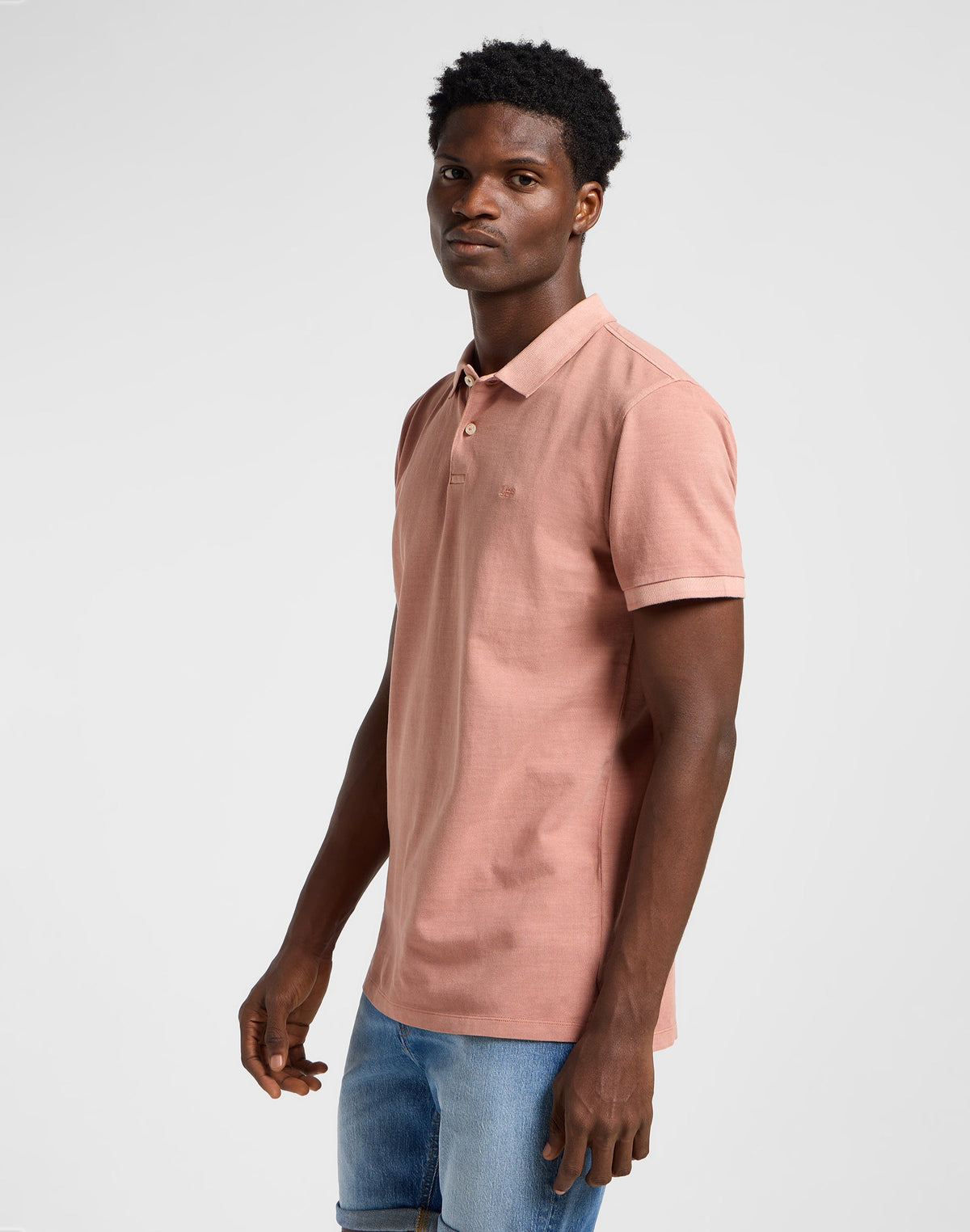 Garment Dye Polo in Sepia