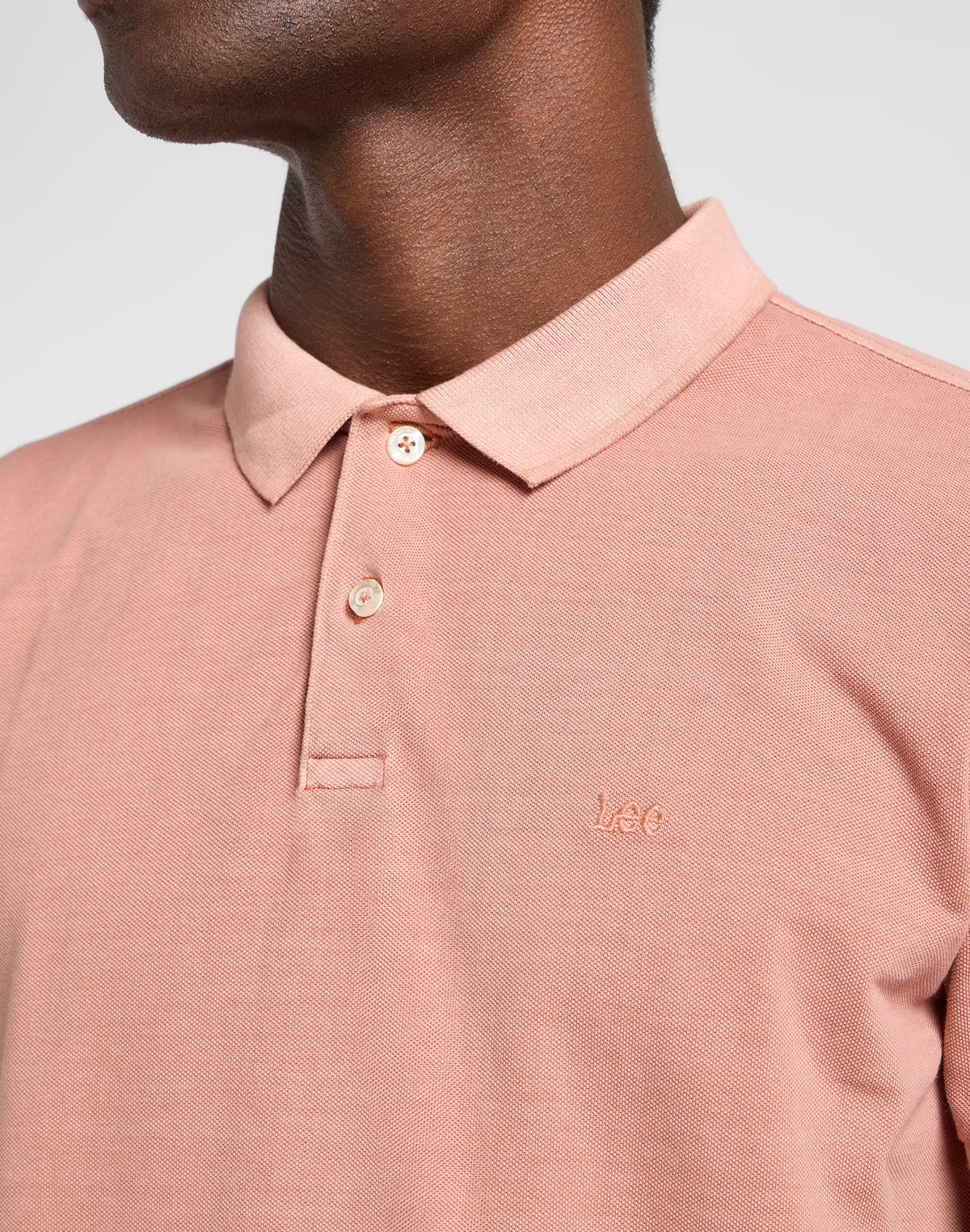Garment Dye Polo in Sepia