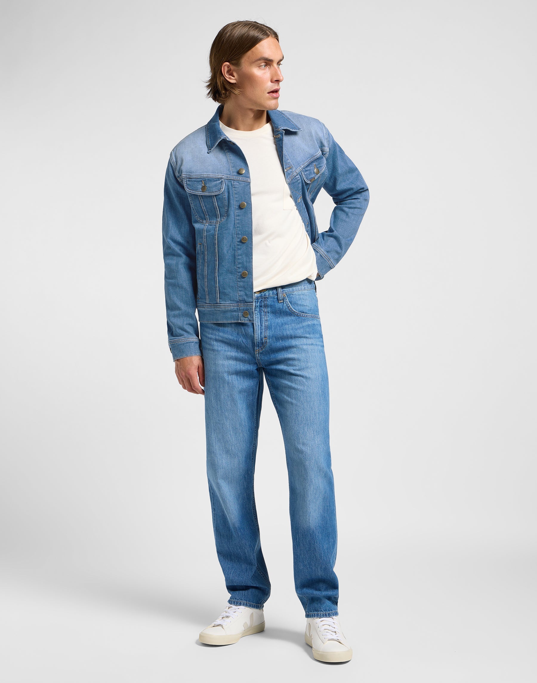 Rider Jacket in Worn Indigo