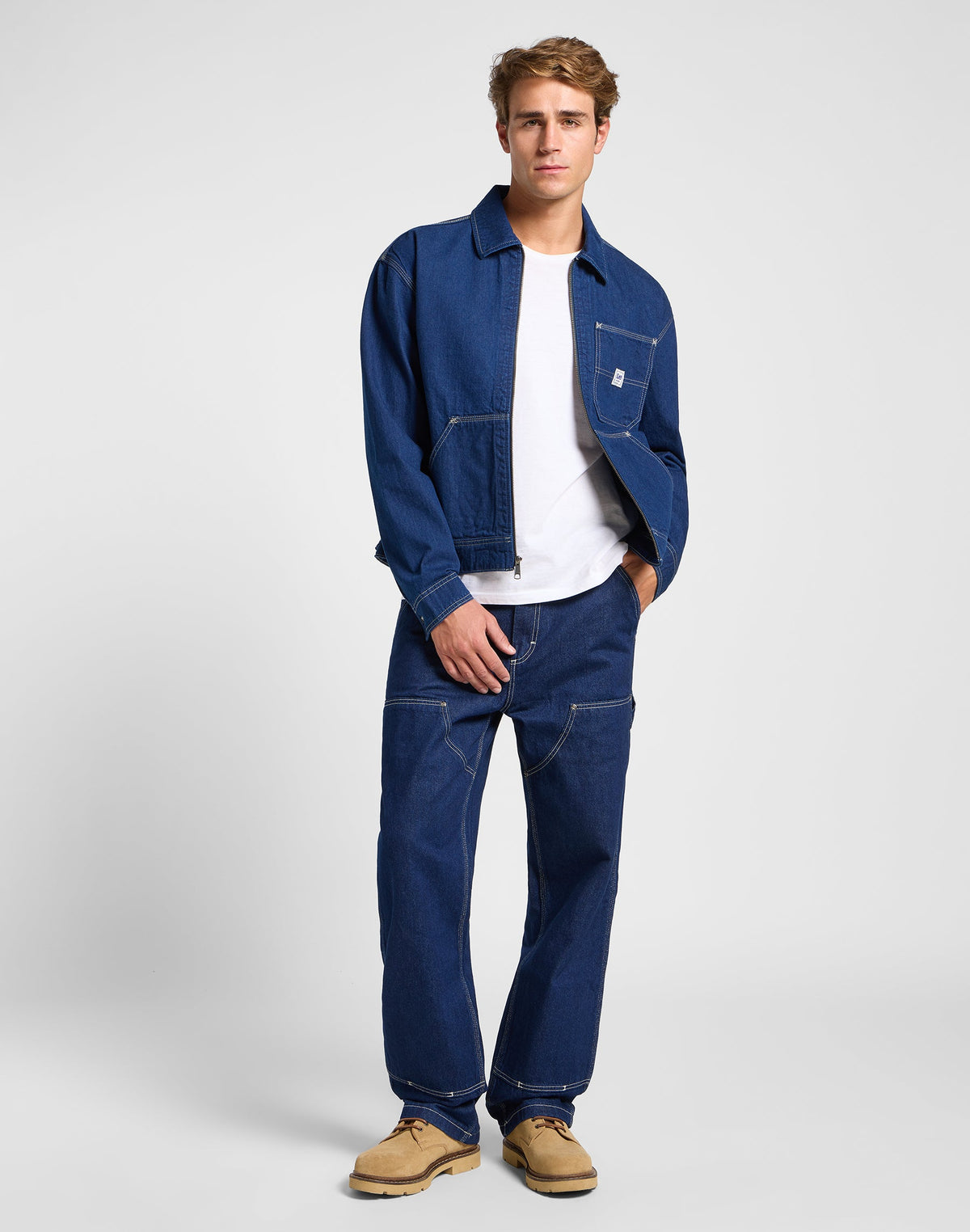 91W Workwear Jacket in Rinse