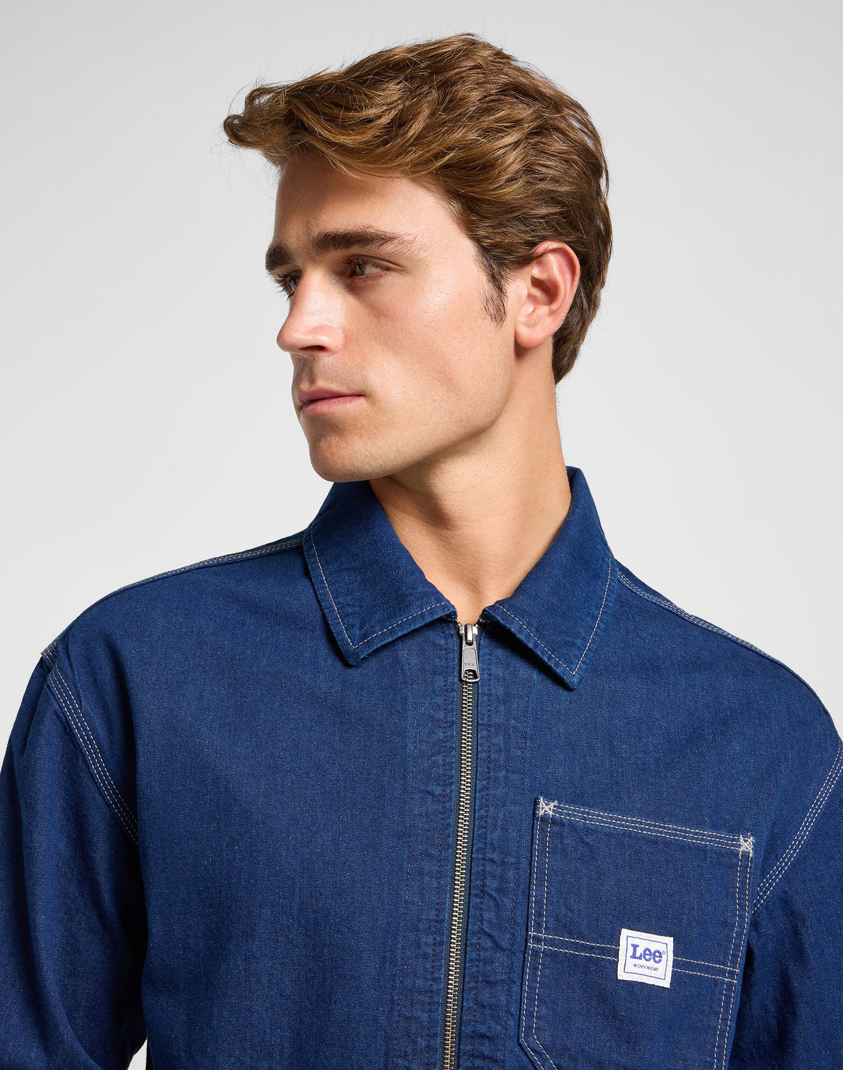 91W Workwear Jacket in Rinse