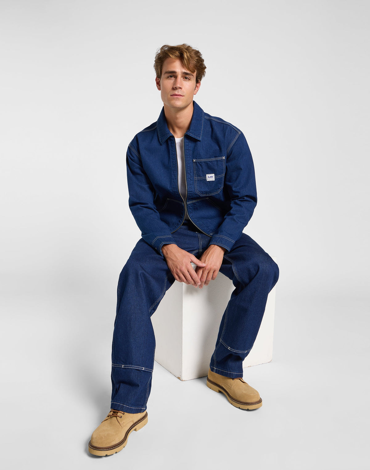 91W Workwear Jacket in Rinse