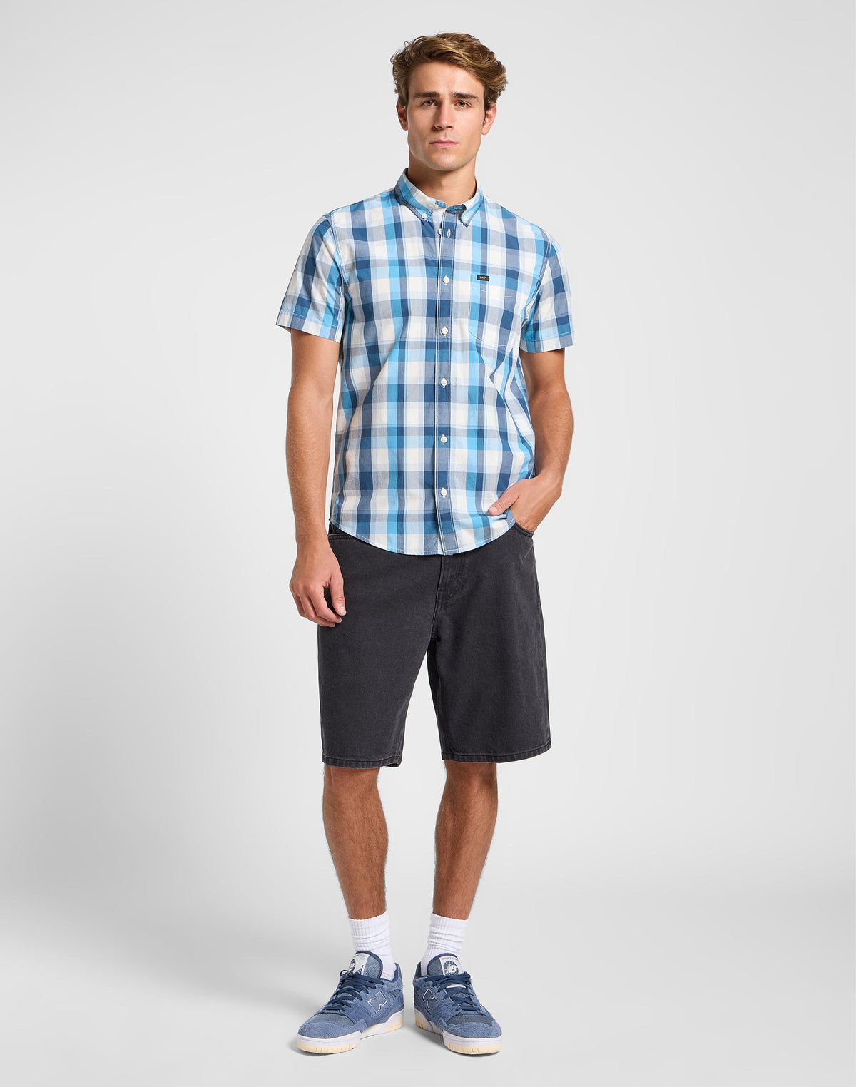 Lee Button Down Ss in Orion