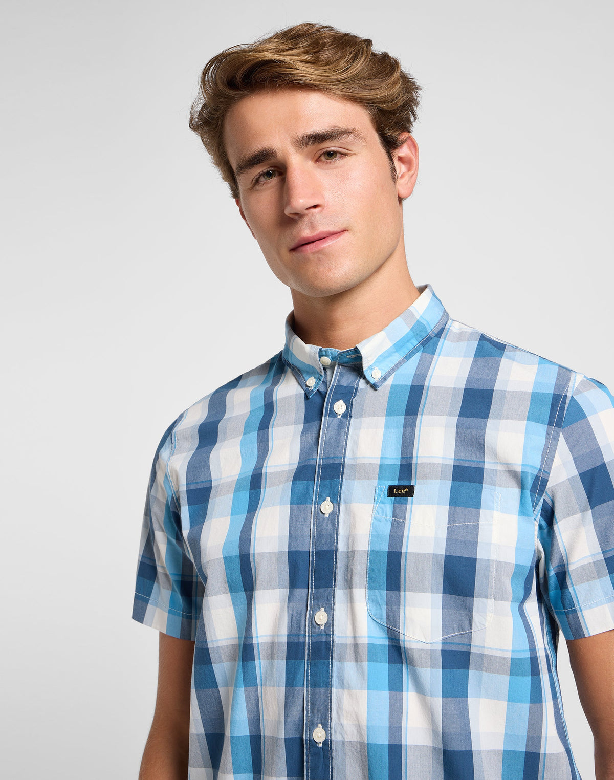 Lee Button Down Ss in Orion