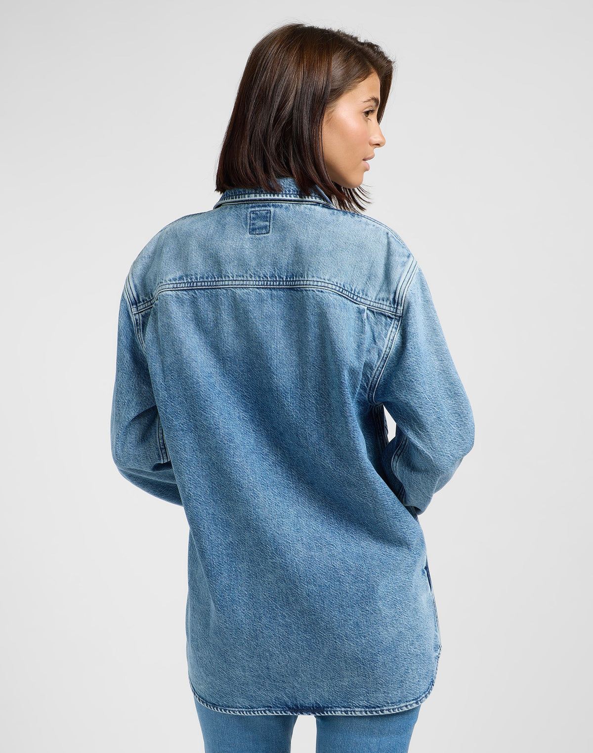 Engineer Overshirt in Blue Meadow Wash