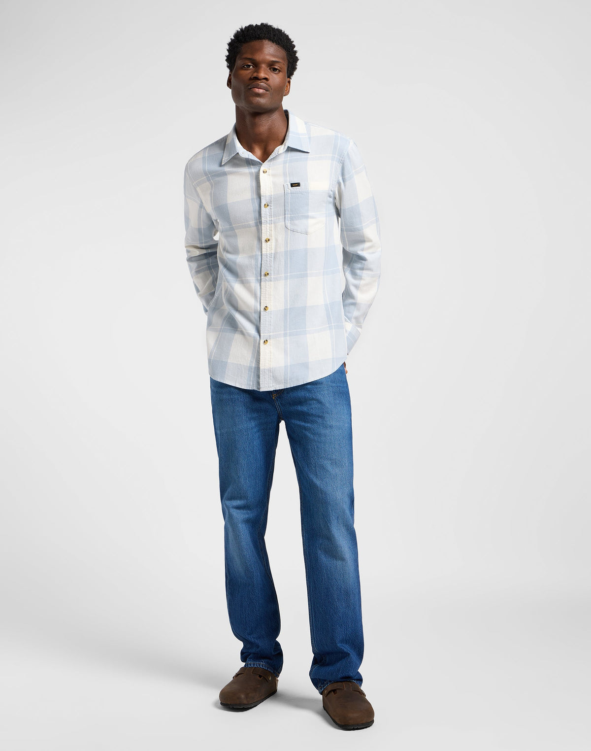 Mercantile Shirt in Ecru Concrete