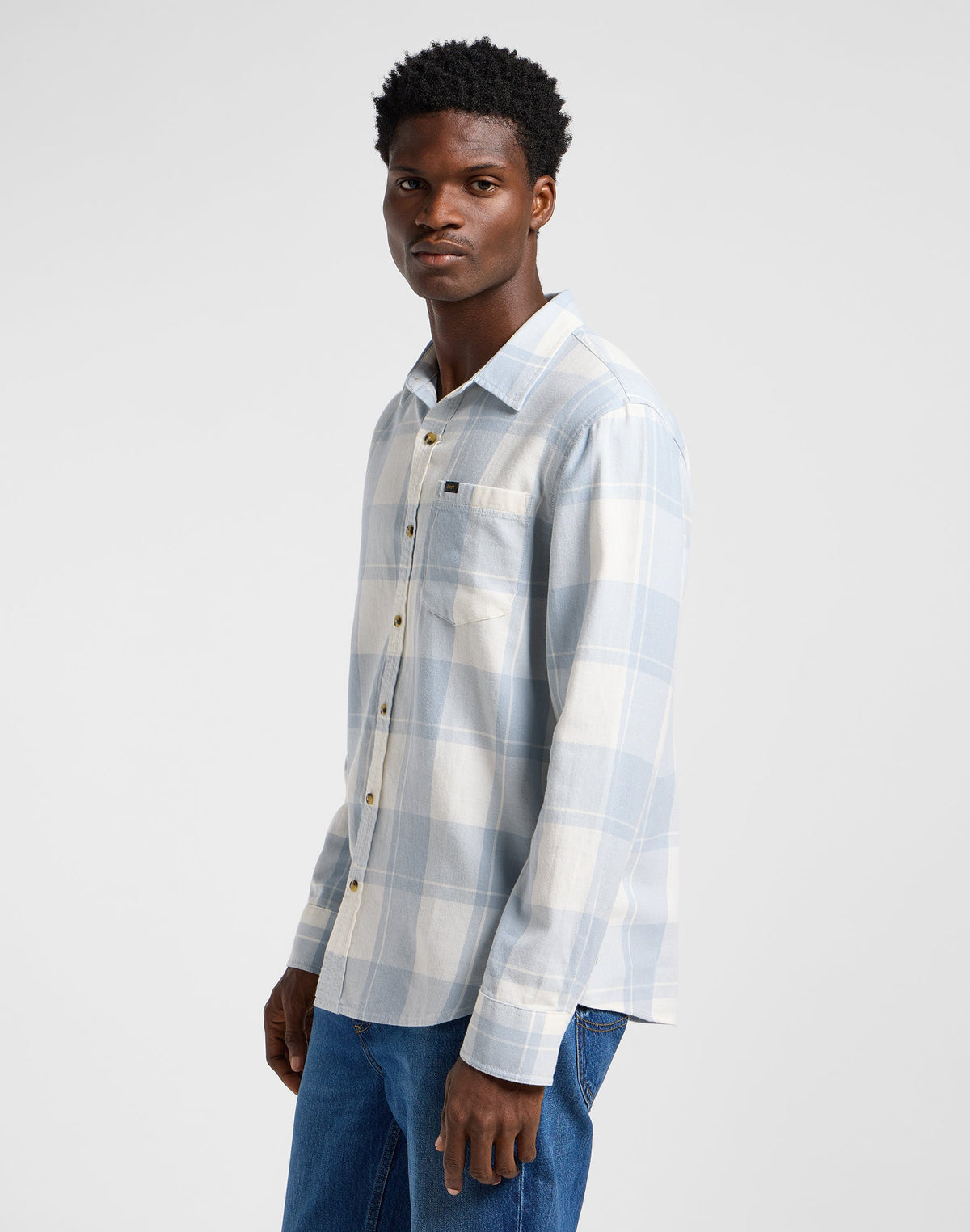 Mercantile Shirt in Ecru Concrete